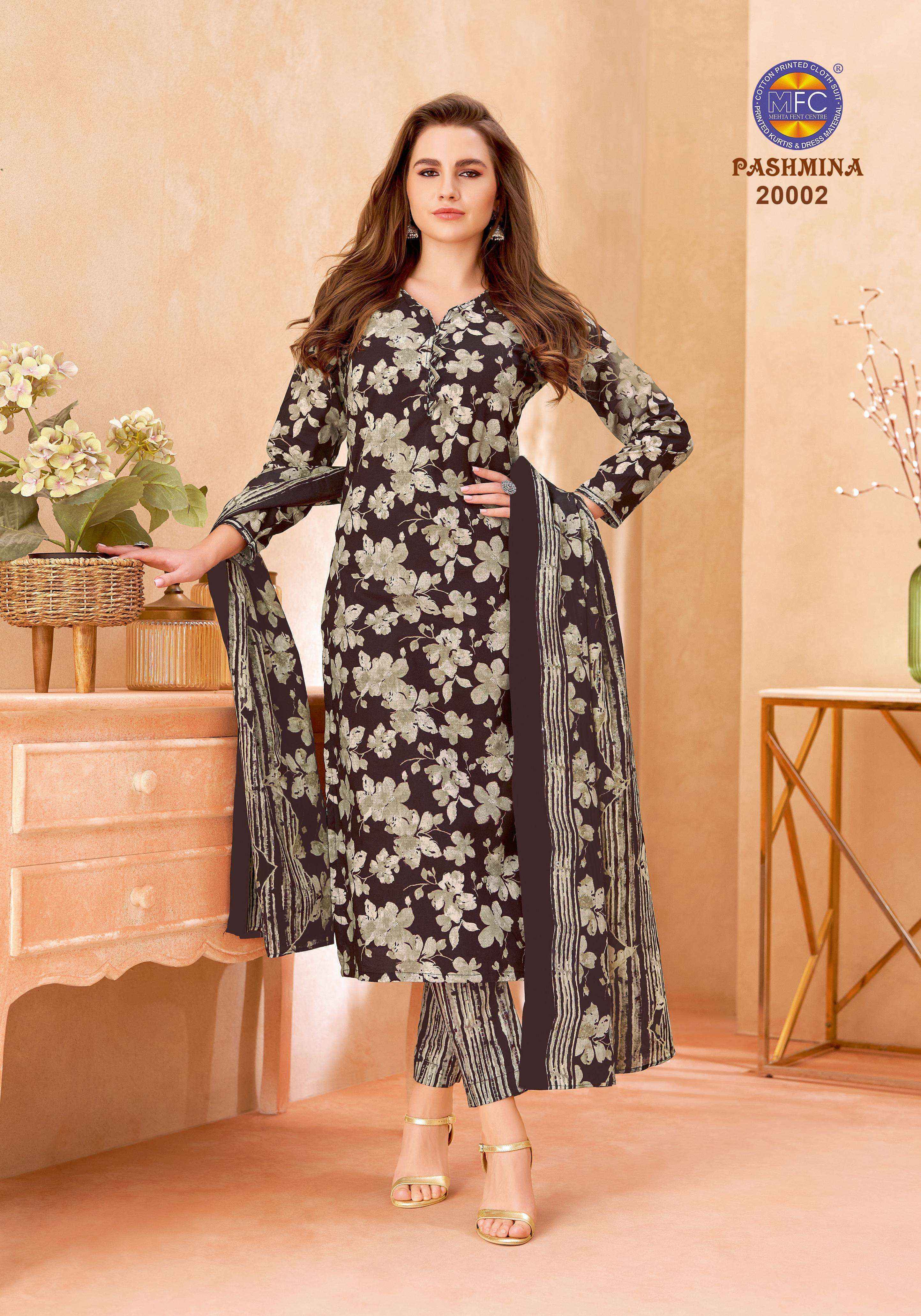 Vinay Fashion Kuleesh Ghehnna Exclusive Premium Chinon Dress Material 4 Pcs Catalog 