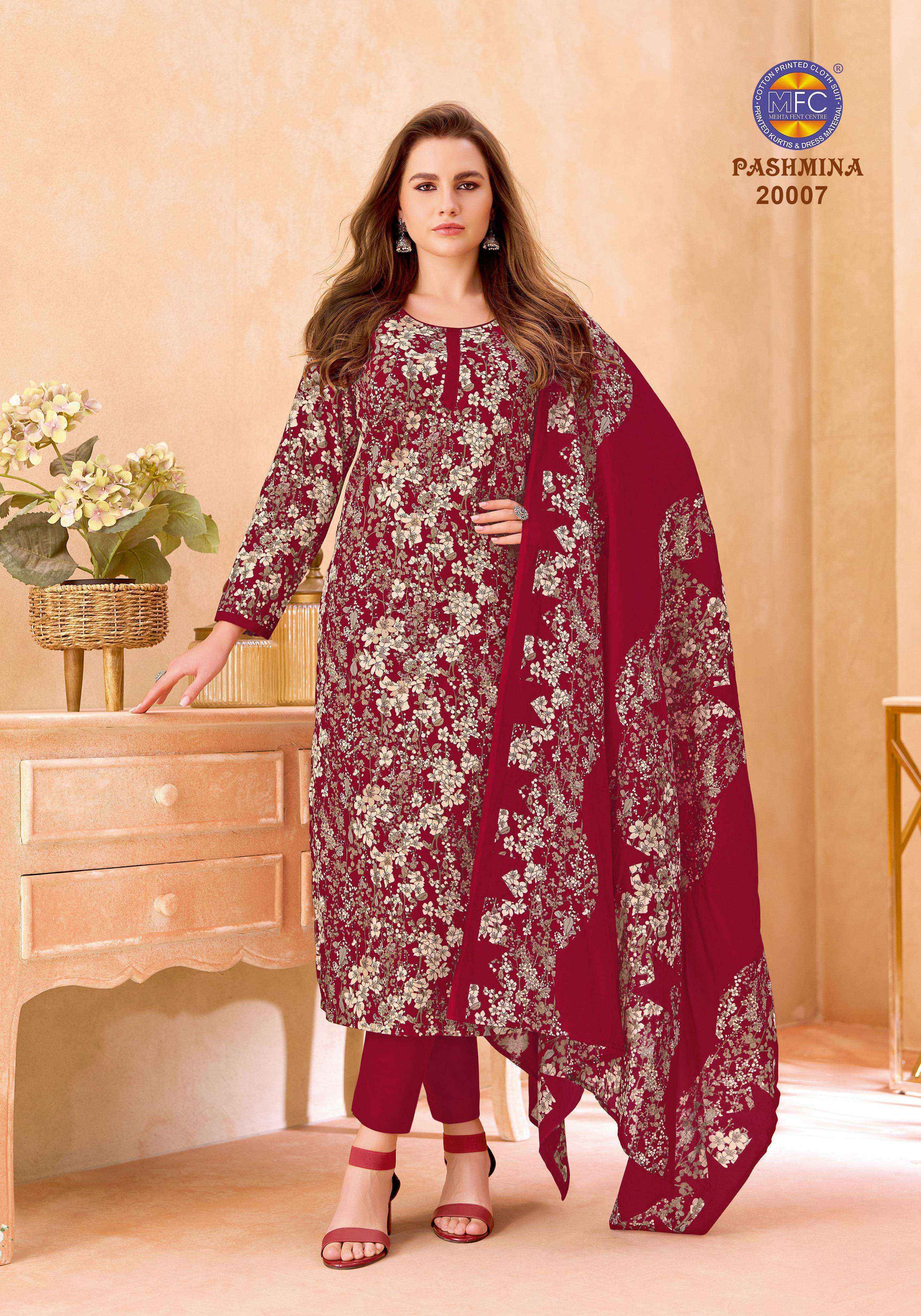 Vinay Fashion Kuleesh Ghehnna Exclusive Premium Chinon Dress Material 4 Pcs Catalog 