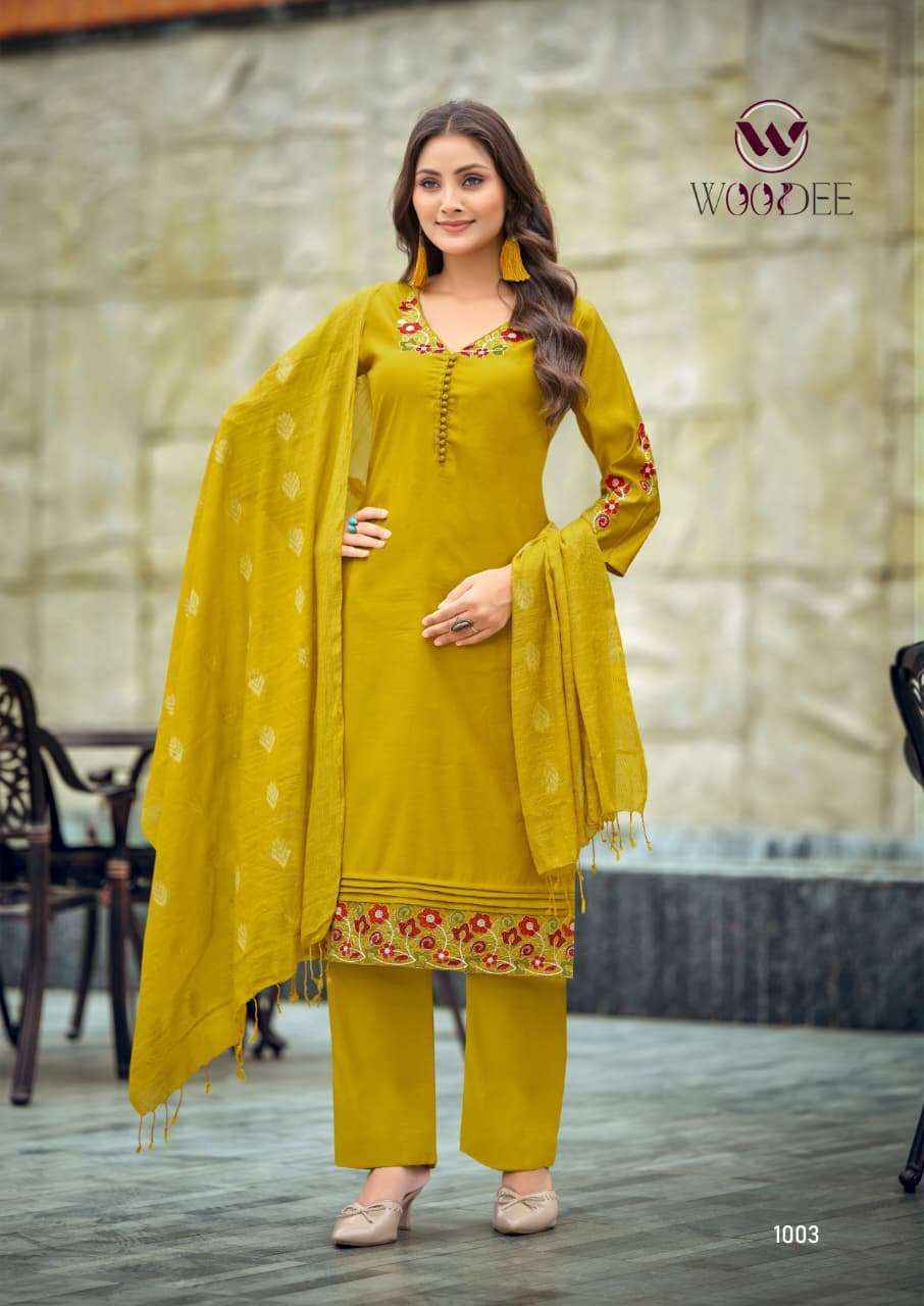 WOODEE TANISHA VOL 2 VISCOSE READYMADE SUITS 6 PCS CATALOG