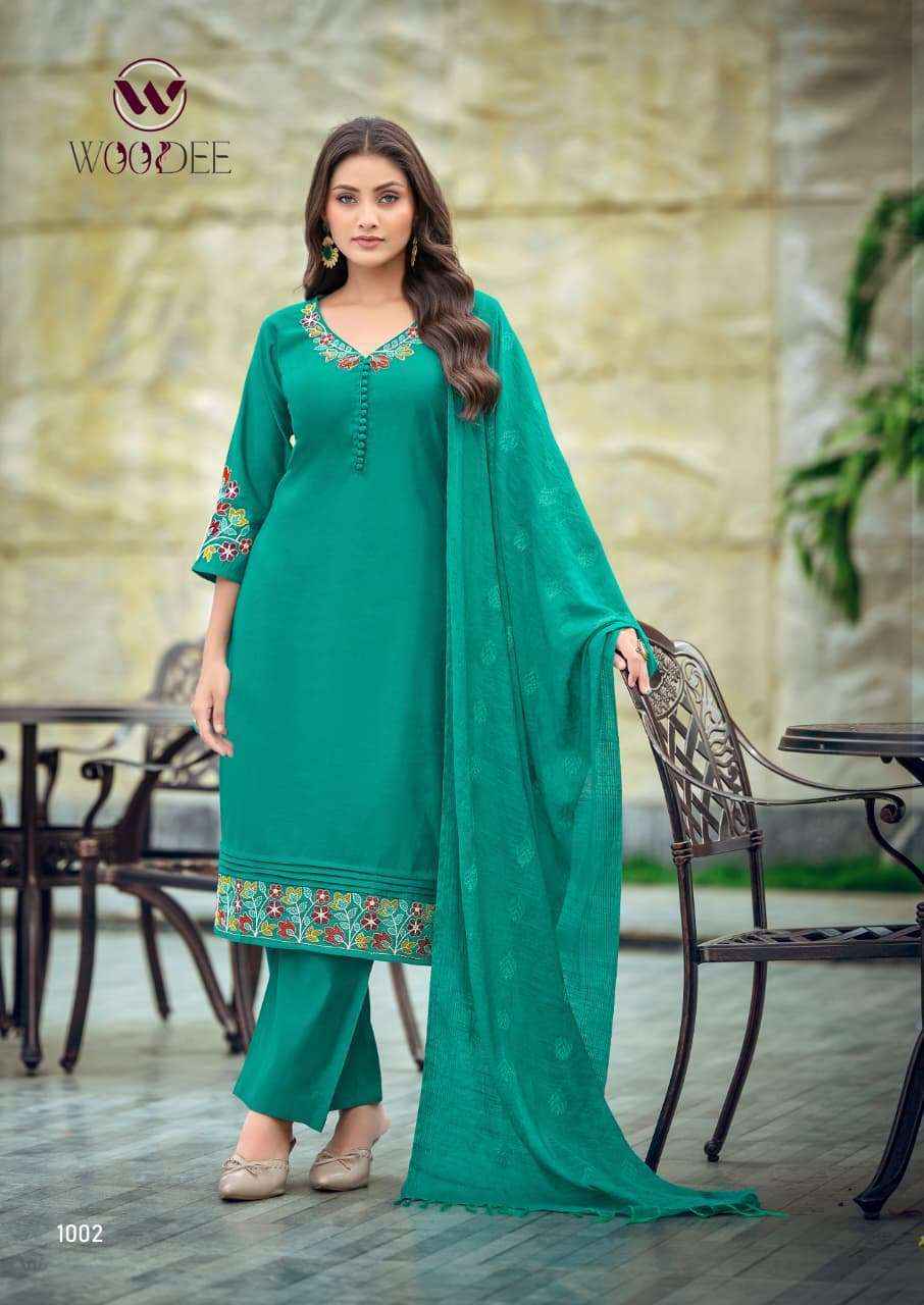 WOODEE TANISHA VOL 2 VISCOSE READYMADE SUITS 6 PCS CATALOG