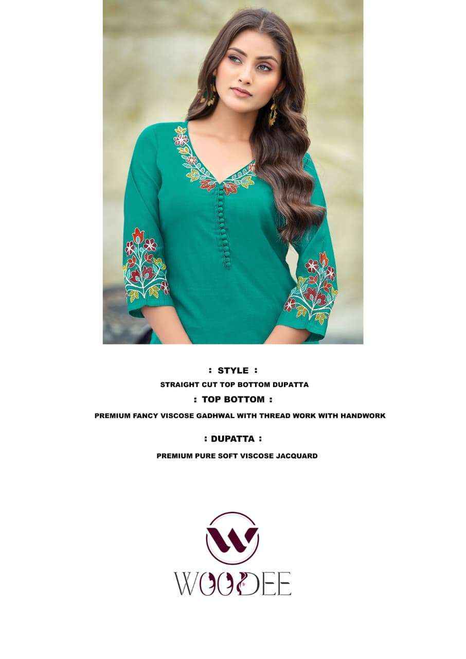 WOODEE TANISHA VOL 2 VISCOSE READYMADE SUITS 6 PCS CATALOG