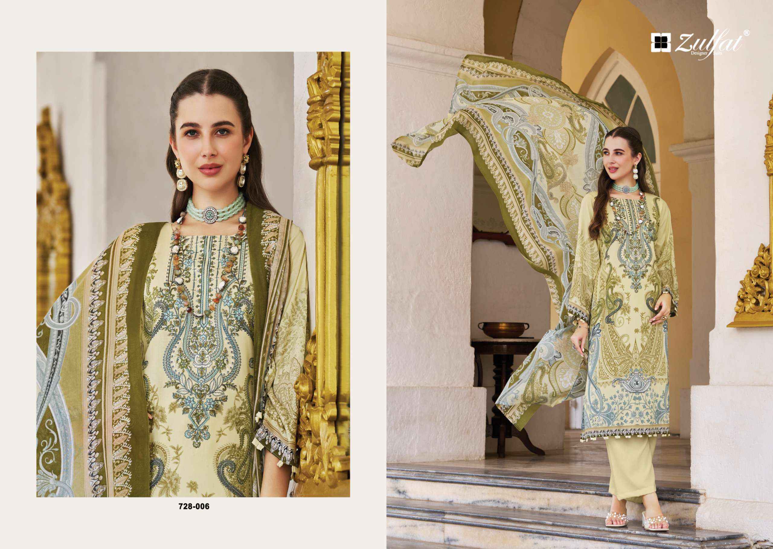 Zulfat Afreen Jam Cotton Dress Material 8 pcs Catalog With Price