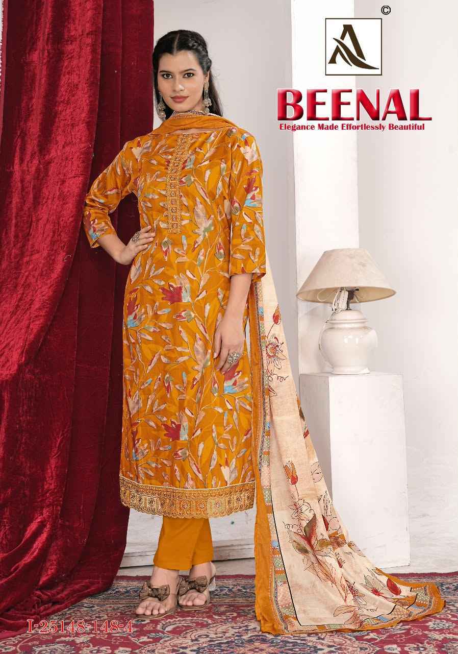 Alok Beenal Zam Dress Material 4 Pcs Catalog 