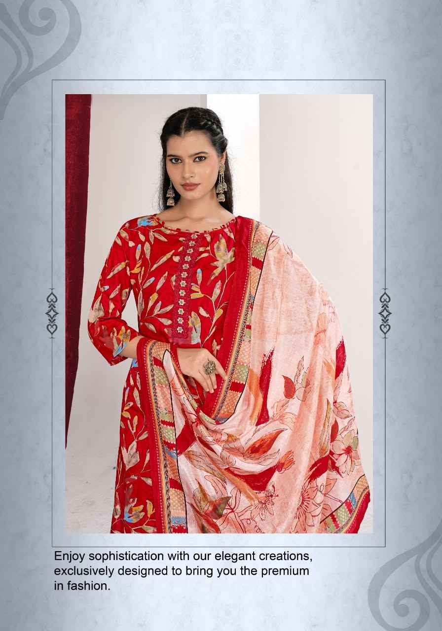 Alok Beenal Zam Dress Material 4 Pcs Catalog 