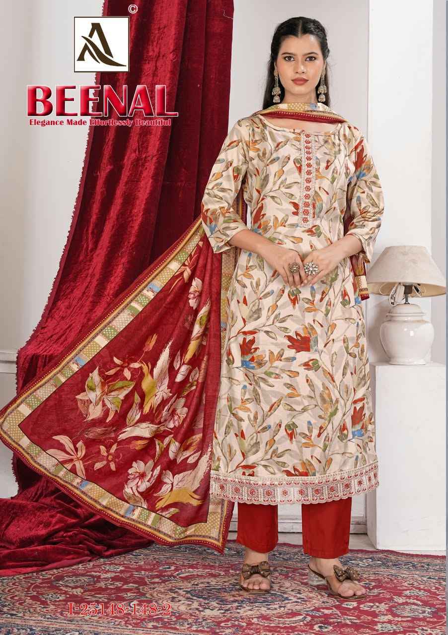 Alok Beenal Zam Dress Material 4 Pcs Catalog 