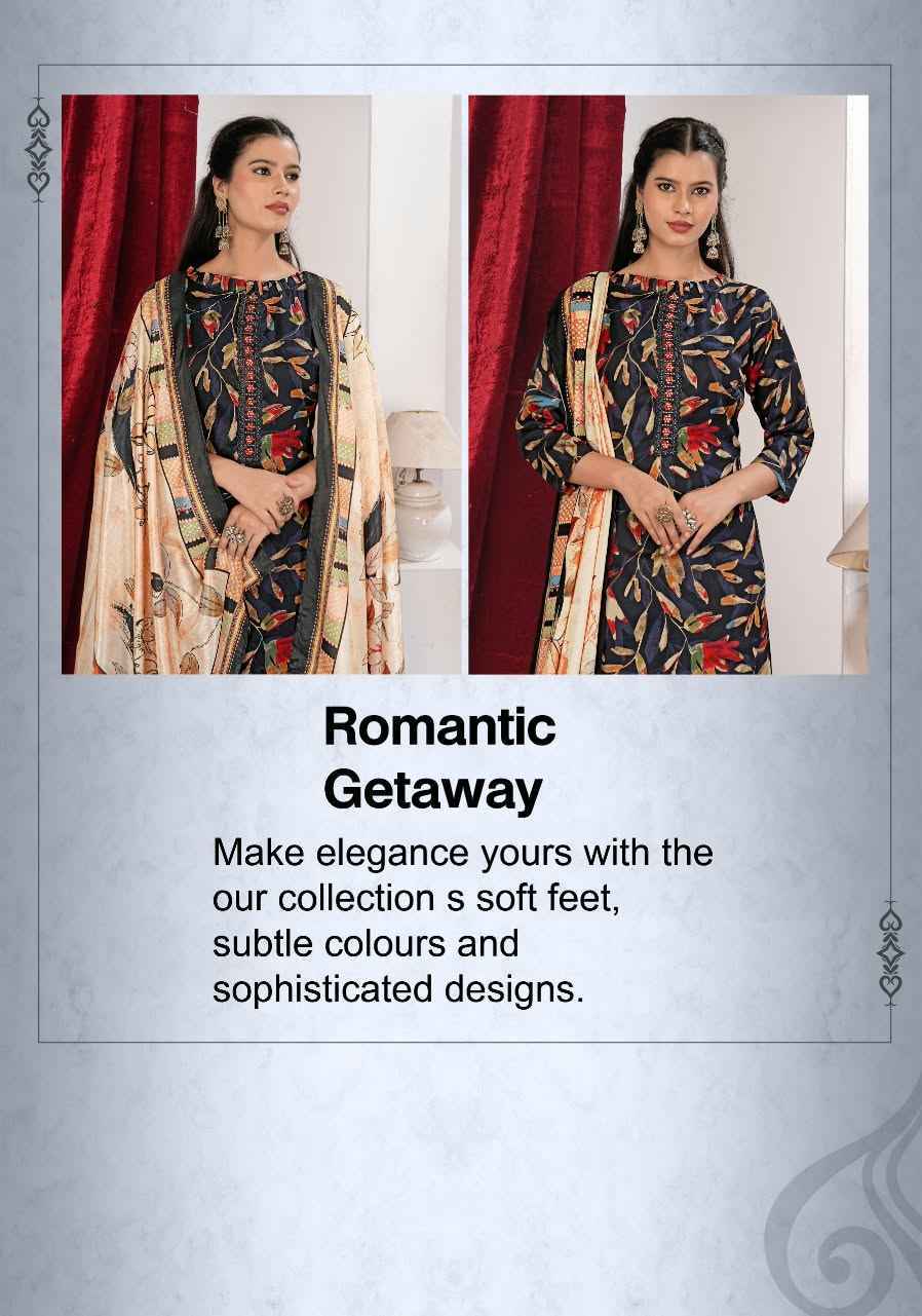 Alok Beenal Zam Dress Material 4 Pcs Catalog 