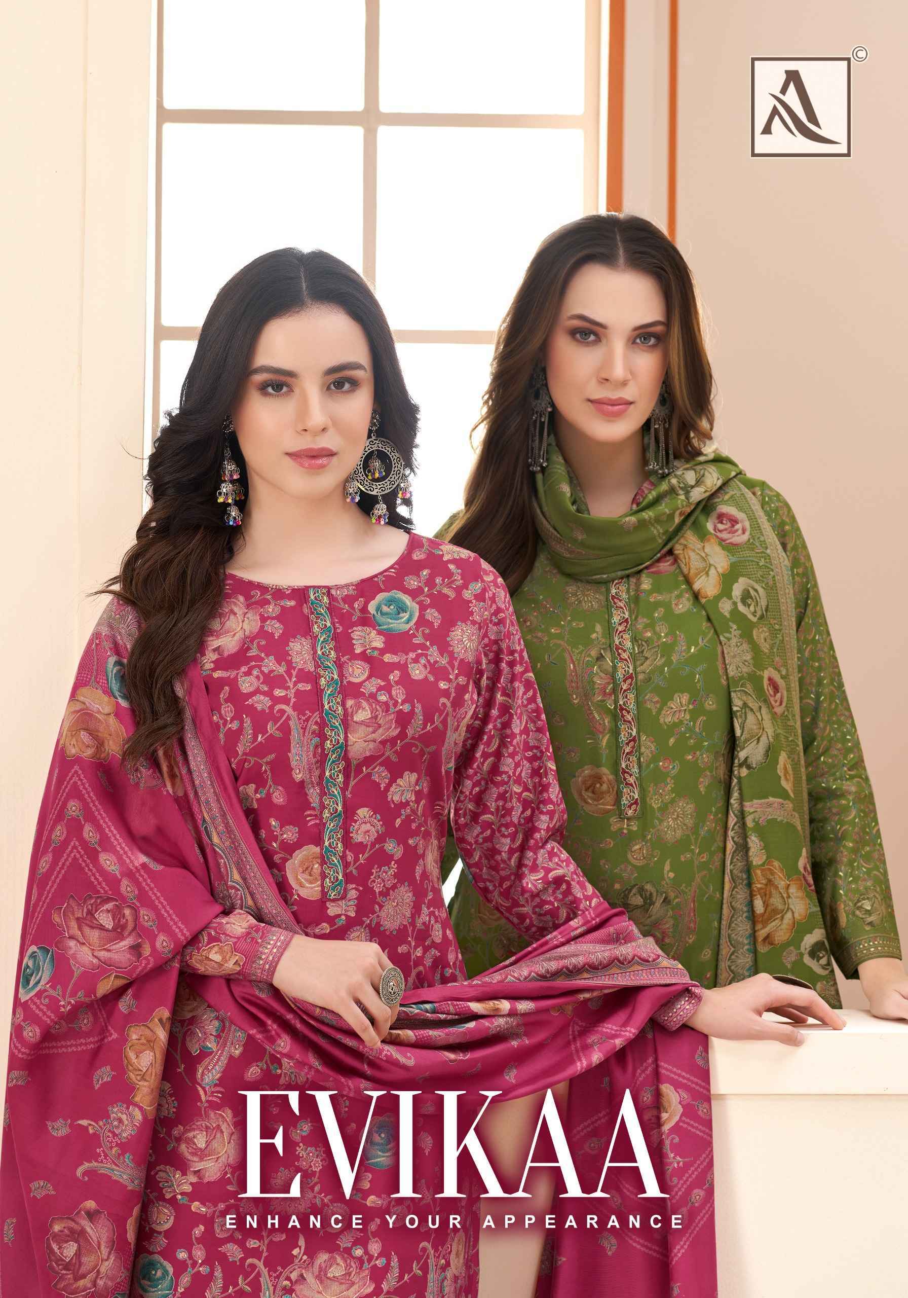 Alok Evikaa Viscose Mudaal Dress Material 5 pcs Catalog | factory direct wholesale