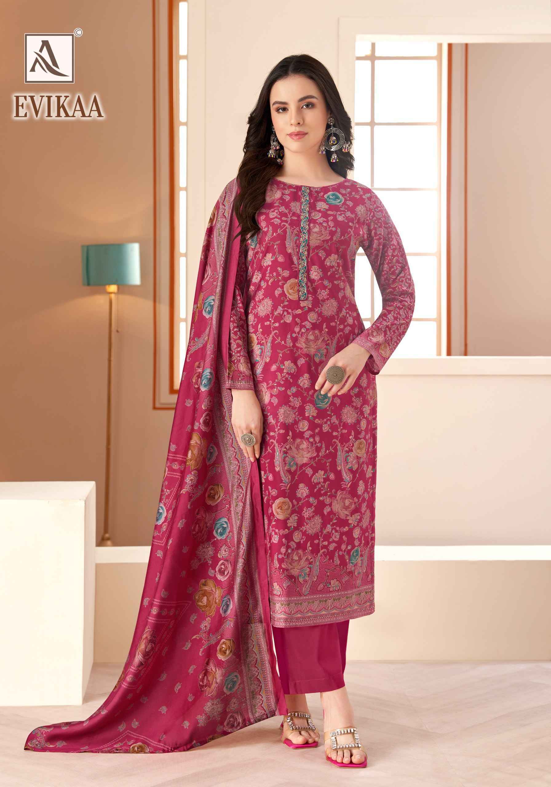 Alok Evikaa Viscose Mudaal Dress Material 5 pcs Catalog | factory direct wholesale