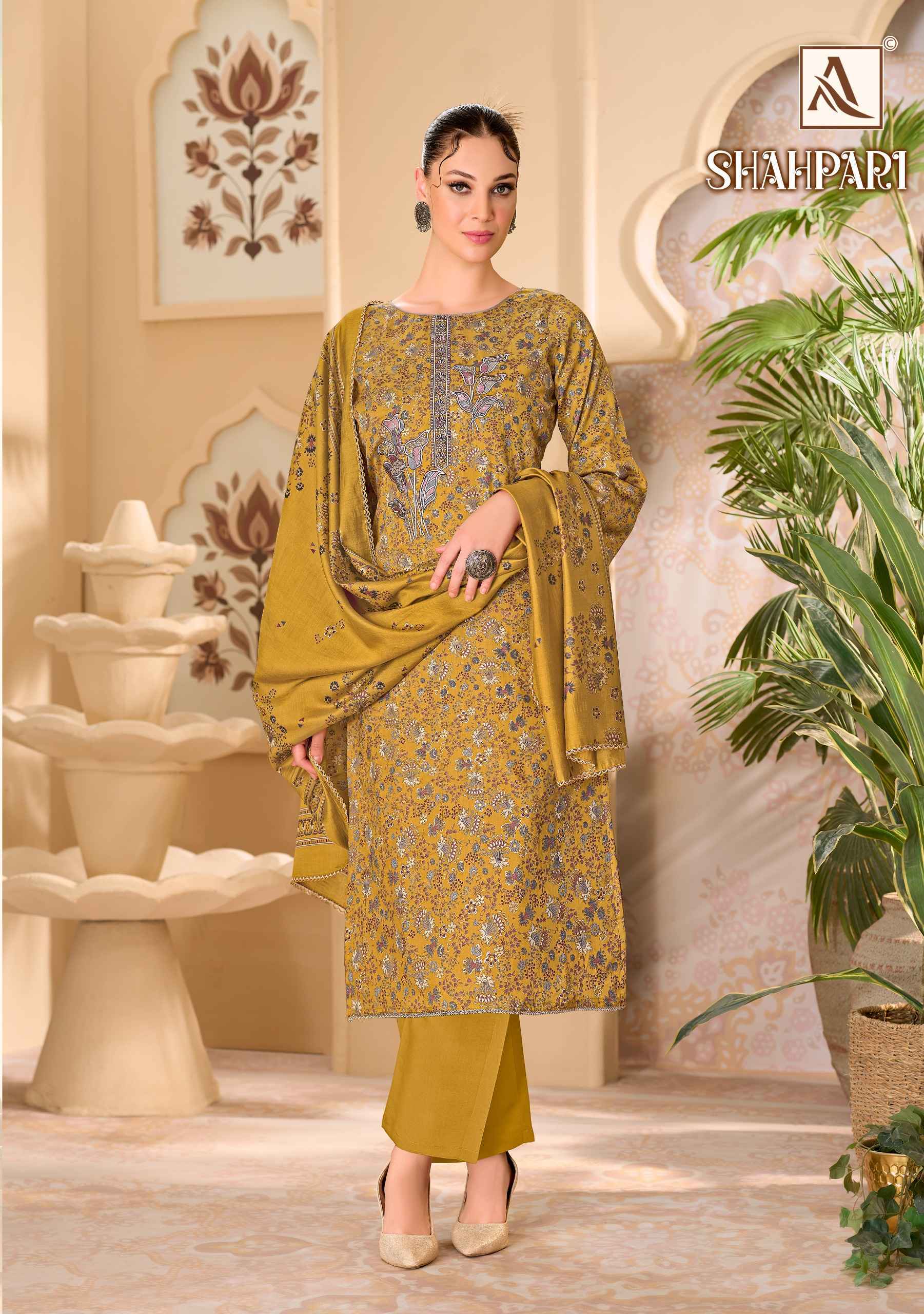 Alok Shahpari Zam Dress Material 6 pcs Catalog 