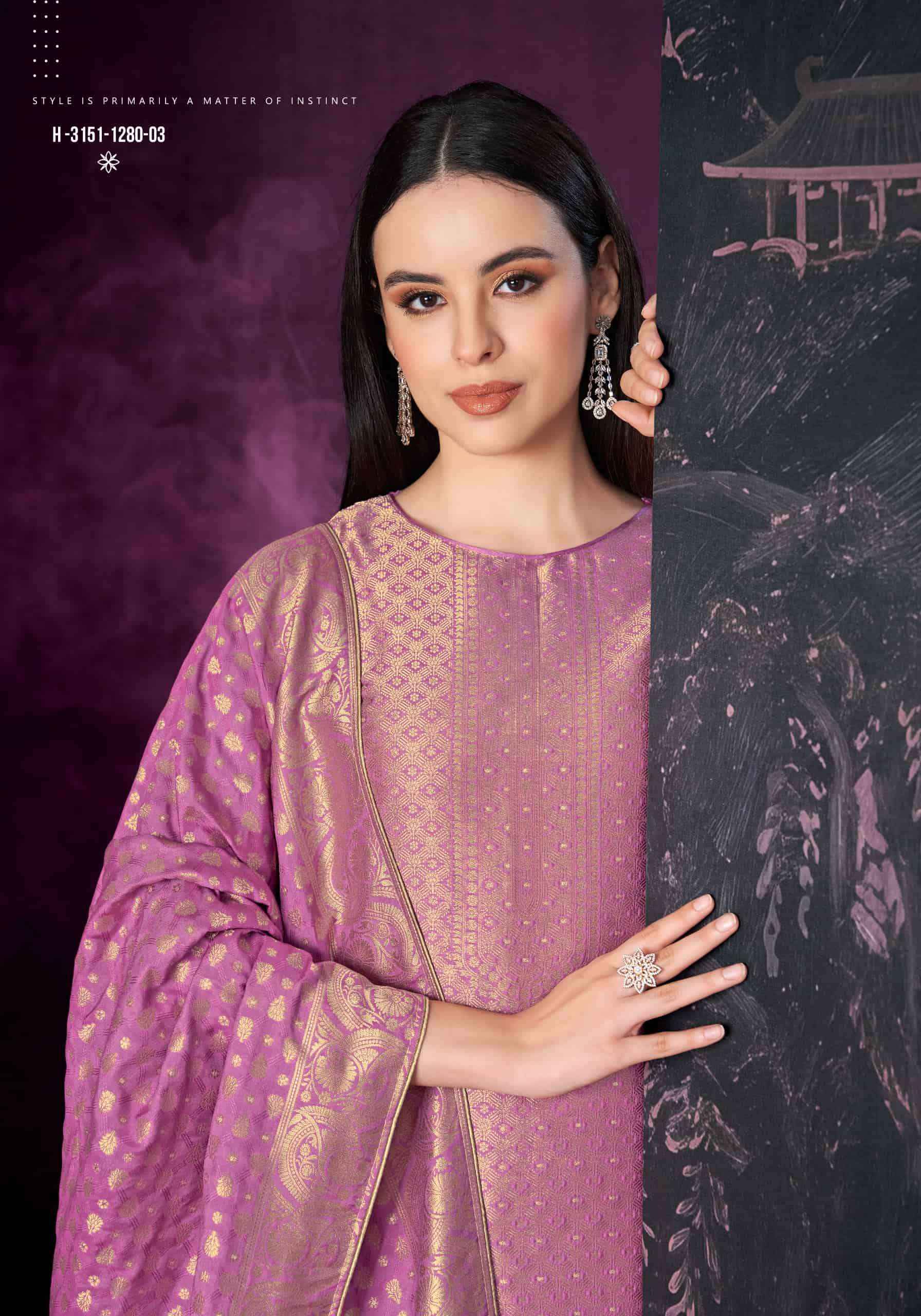 Alok Suit Hum Safar Edition 9 Designer Jacquard Suit Catalog Dealers 6 Pcs Catalog 