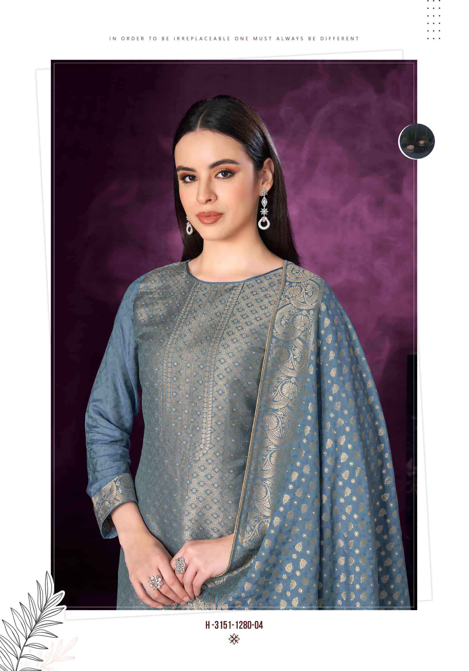 Alok Suit Hum Safar Edition 9 Designer Jacquard Suit Catalog Dealers 6 Pcs Catalog 