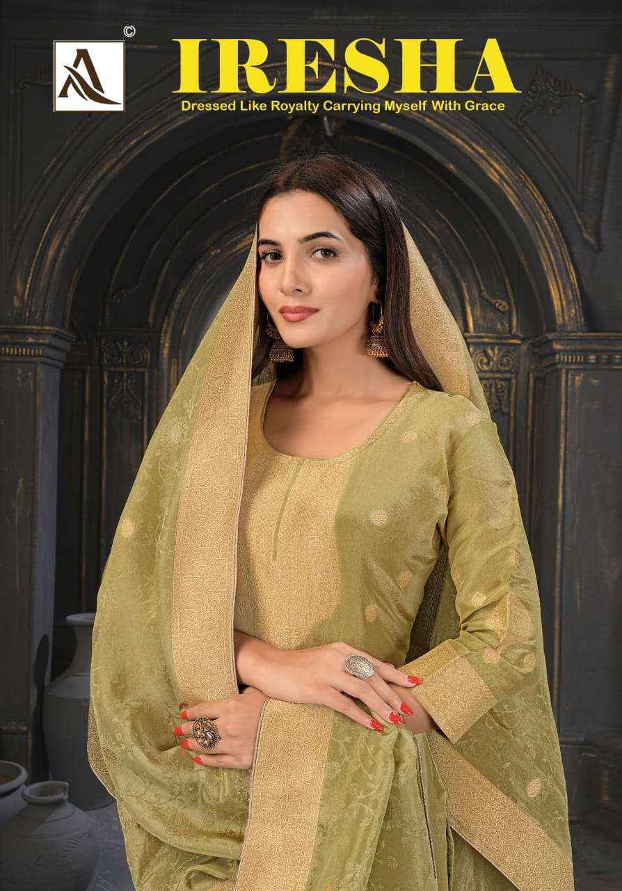 Alok Suit Iresha Jacquard Dress Material 4 Pcs Catalog | Wholesale Market Surat