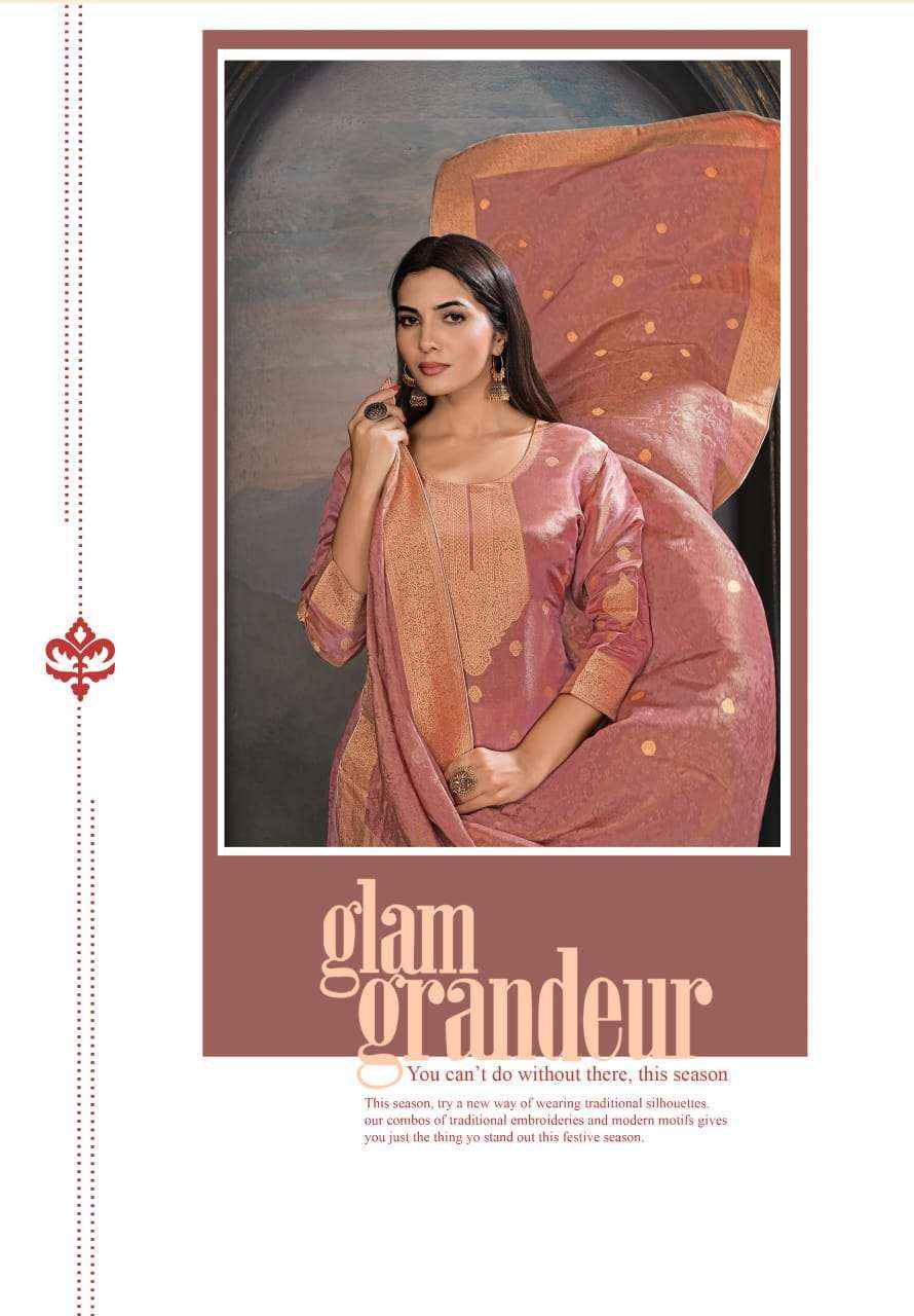 Alok Suit Iresha Jacquard Dress Material 4 Pcs Catalog | Wholesale Market Surat