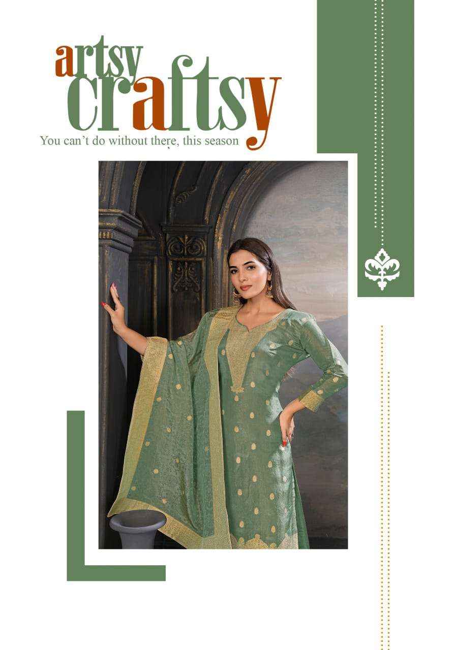 Alok Suit Iresha Jacquard Dress Material 4 Pcs Catalog | Wholesale Market Surat