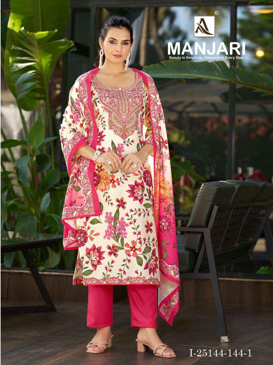 Alok Suit Manjari Winter Wear Salwar Suit 6 Pcs Catalog | Textiles Direct from Surat