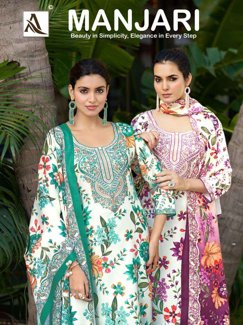 Alok Suit Manjari Winter Wear Salwar Suit 6 Pcs Catalog | Textiles Direct from Surat