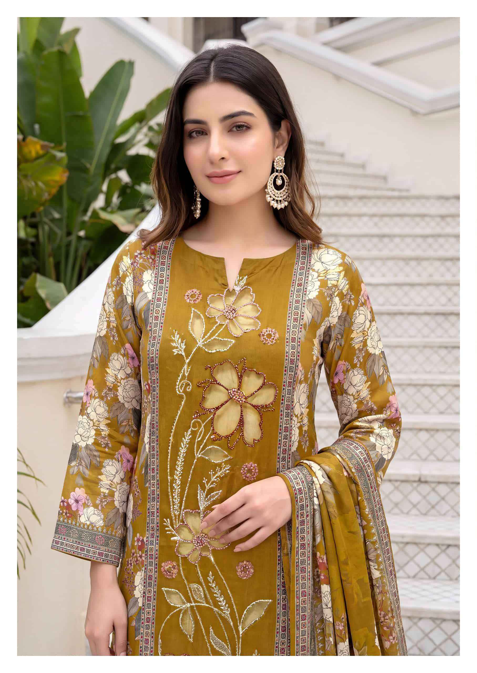 Alok Suit Silvora Muslin Dress Material With Price 4 Pcs Catalog | Surat Wholesale Factory