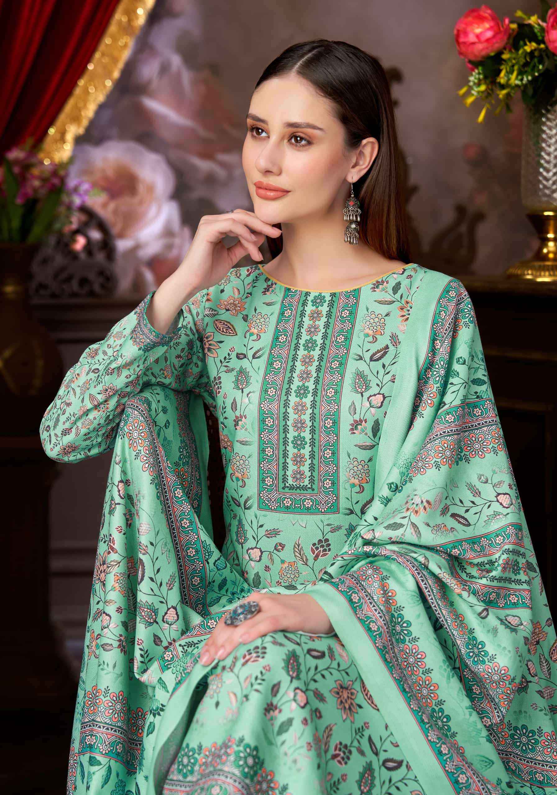 Alok Suit Winter Aura Winter Salwar Suit 6 Pcs Catalog | Wholesale Website