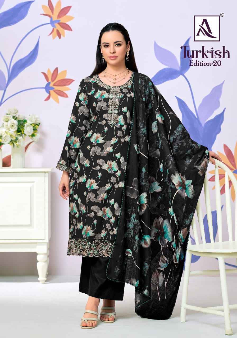 Alok Turkish Edition 20 Reyon Dress Material 6 pcs Catalog | Wholesale Market Surat