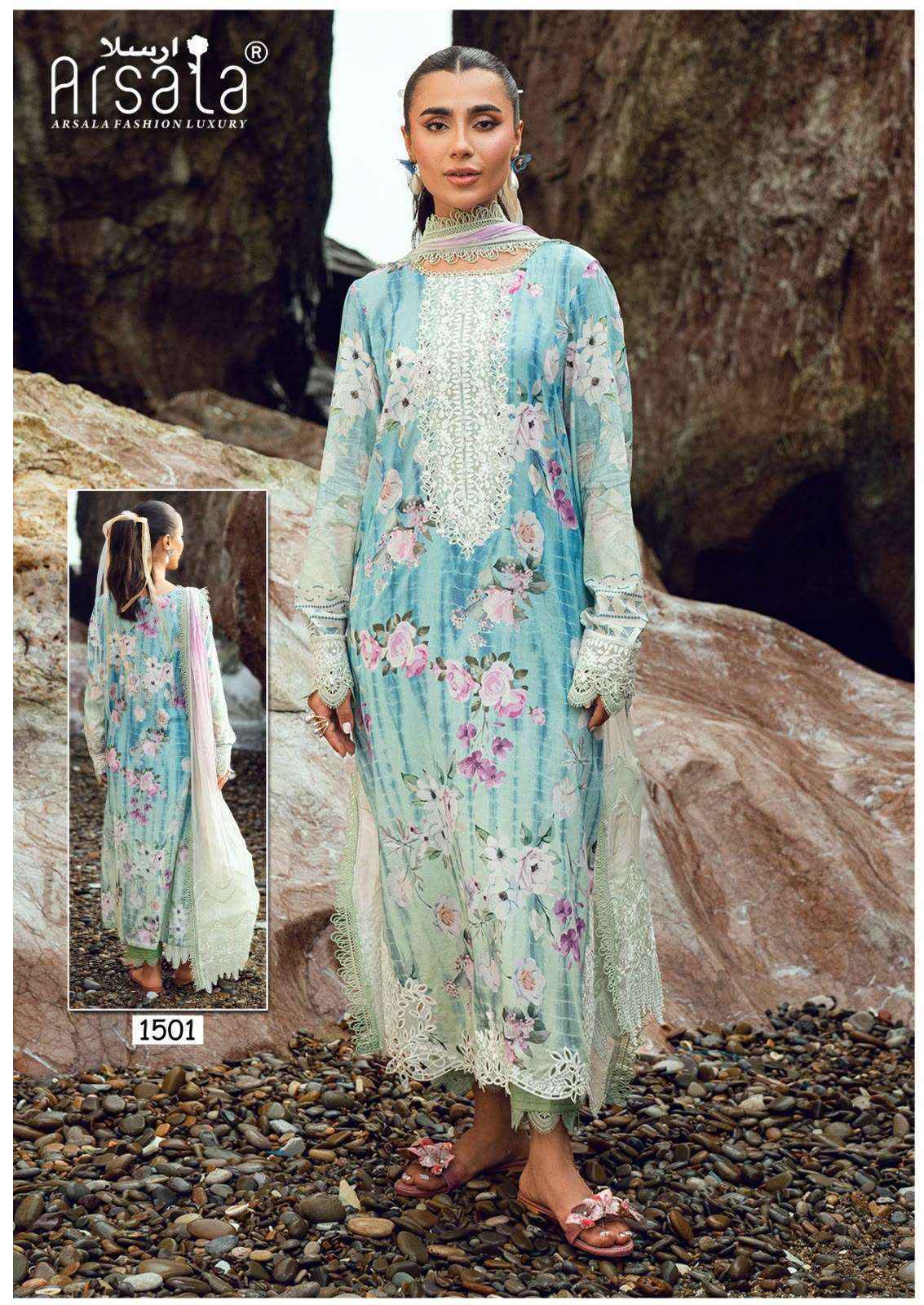 Arsala Fashion Amira Vol 15 Cotton Dress Material 6 pcs Catalogue