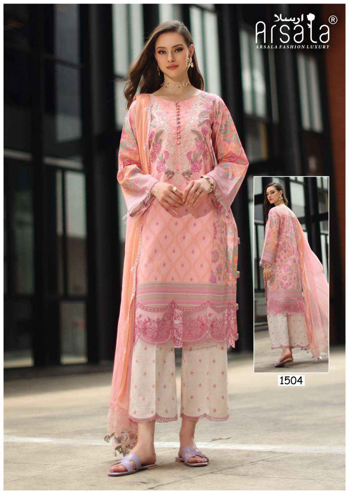 Arsala Fashion Amira Vol 15 Cotton Dress Material 6 pcs Catalogue