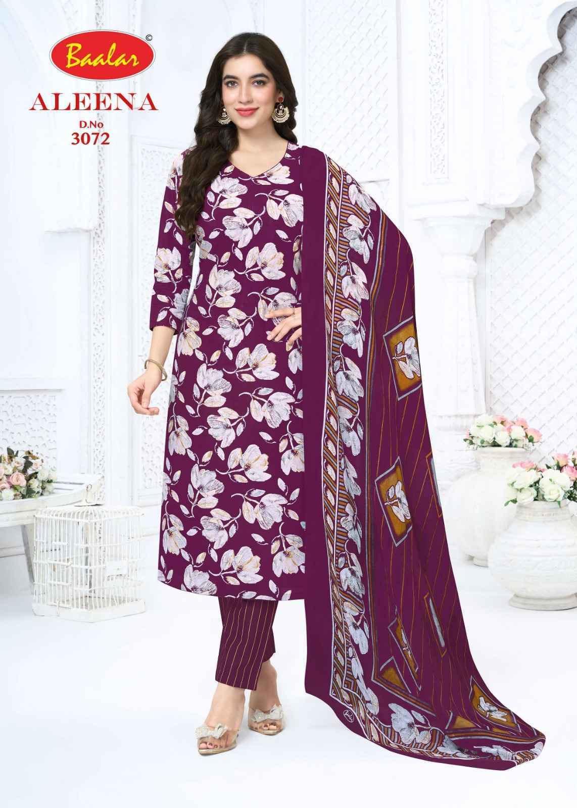 Baalar Aleena Vol 30 Cotton Dress Material 16 pcs Catalog | factory direct wholesale clothing india online