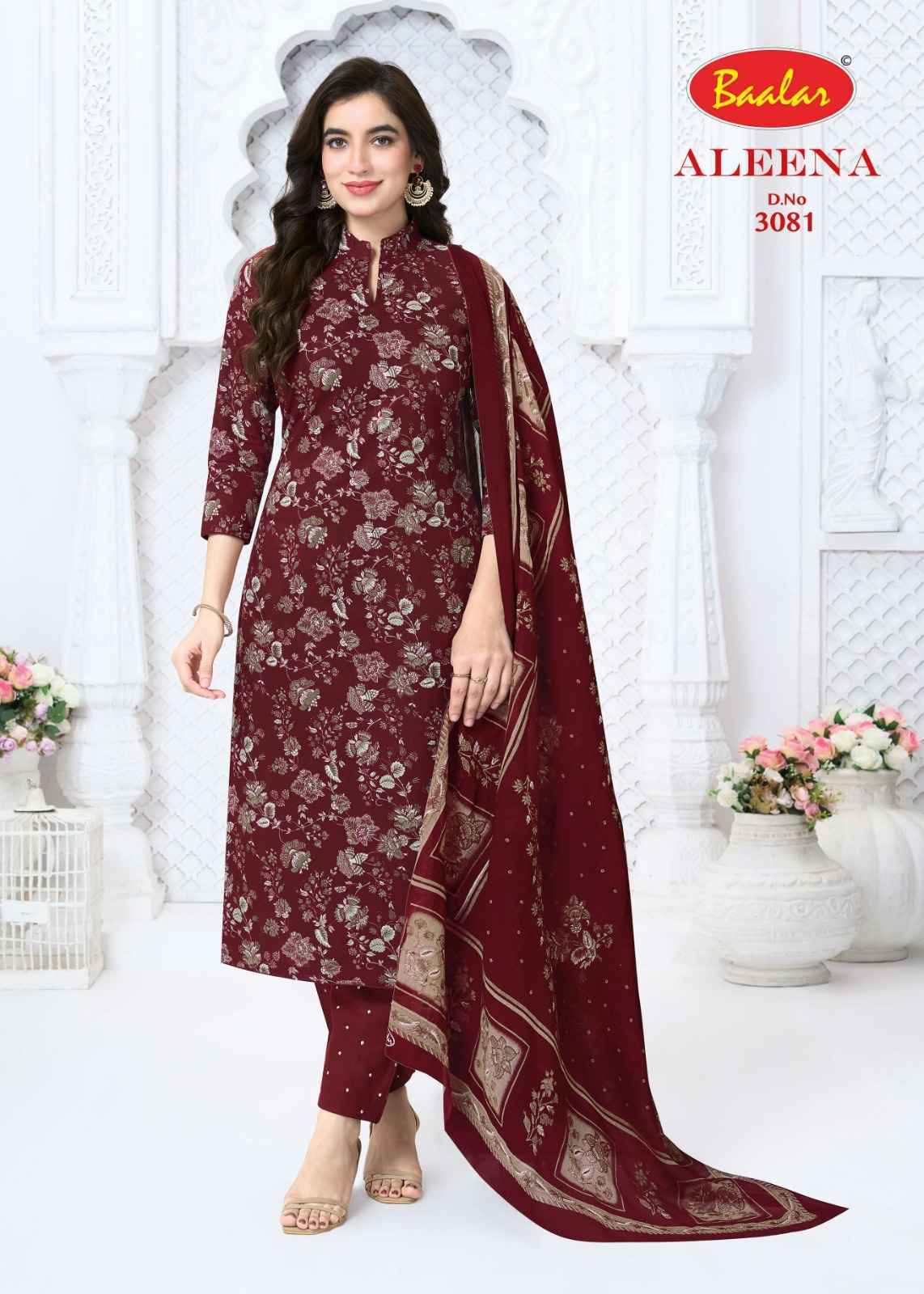 Baalar Aleena Vol 30 Cotton Dress Material 16 pcs Catalog | factory direct wholesale clothing india online