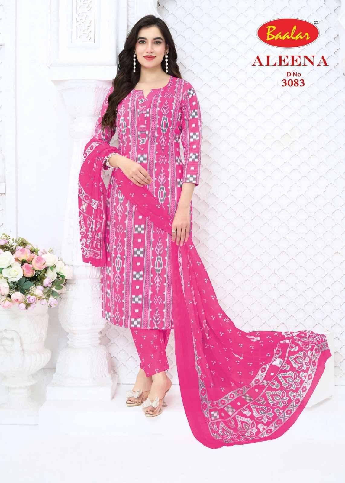 Baalar Aleena Vol 30 Cotton Dress Material 16 pcs Catalog | factory direct wholesale clothing india online