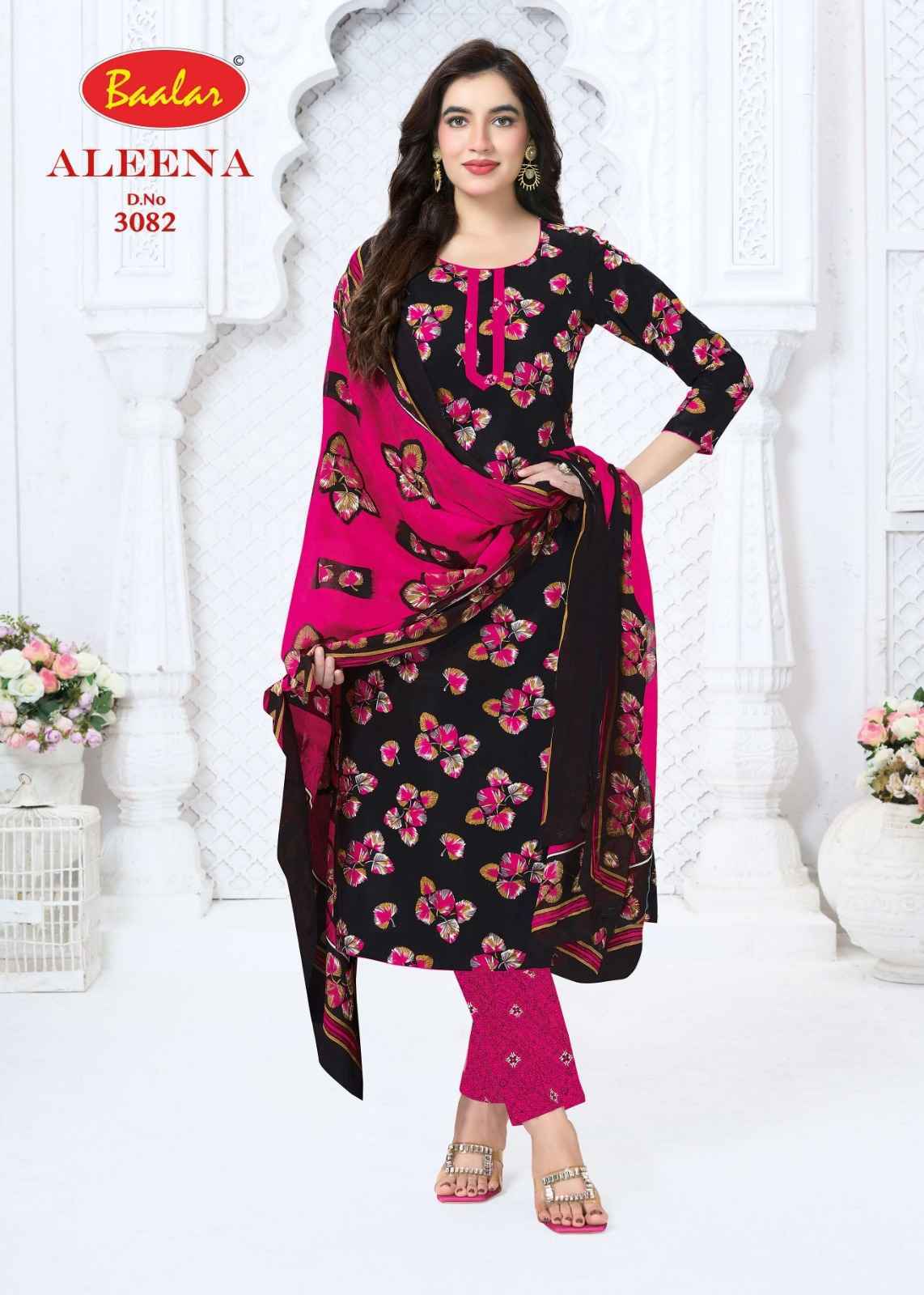 Baalar Aleena Vol 30 Cotton Dress Material 16 pcs Catalog | factory direct wholesale clothing india online