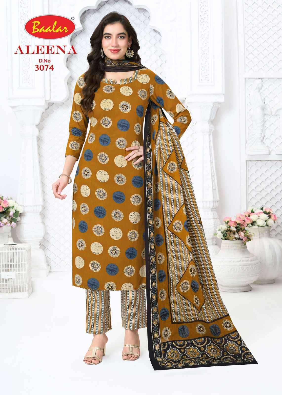 Baalar Aleena Vol 30 Cotton Dress Material 16 pcs Catalog | factory direct wholesale clothing india online