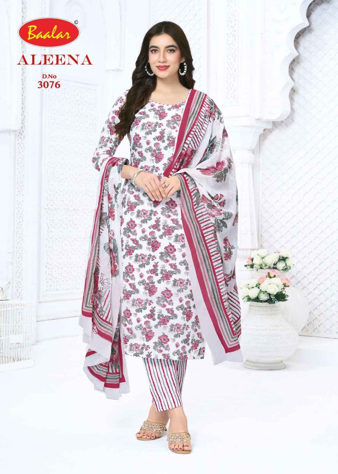 Baalar Aleena Vol 30 Cotton Dress Material 16 pcs Catalog | factory direct wholesale clothing india online