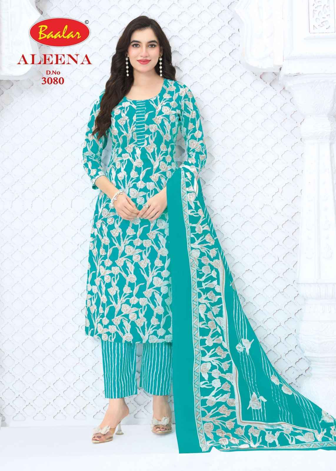 Baalar Aleena Vol 30 Cotton Dress Material 16 pcs Catalog | factory direct wholesale clothing india online