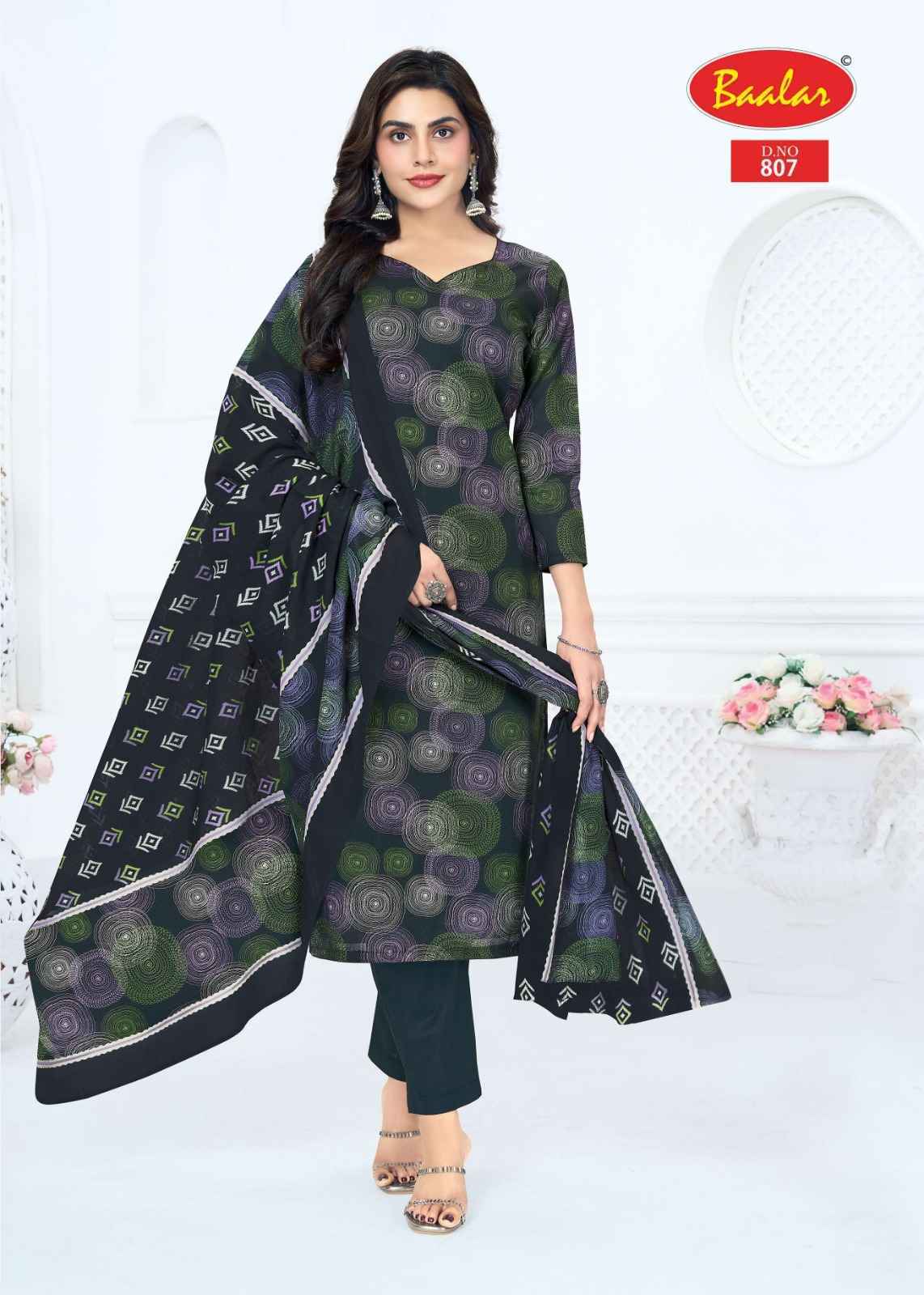 Baalar Pashmina Vol 8 Cotton Dress Material 12 pcs Catalog