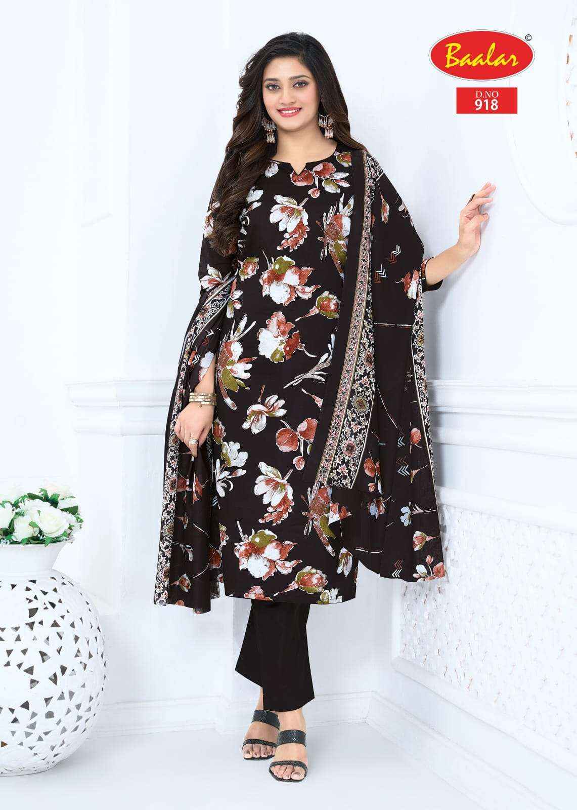 Baalar Pashmina Vol 9 Pure Lawn Cotton Dress Material 13 Pcs Catalog