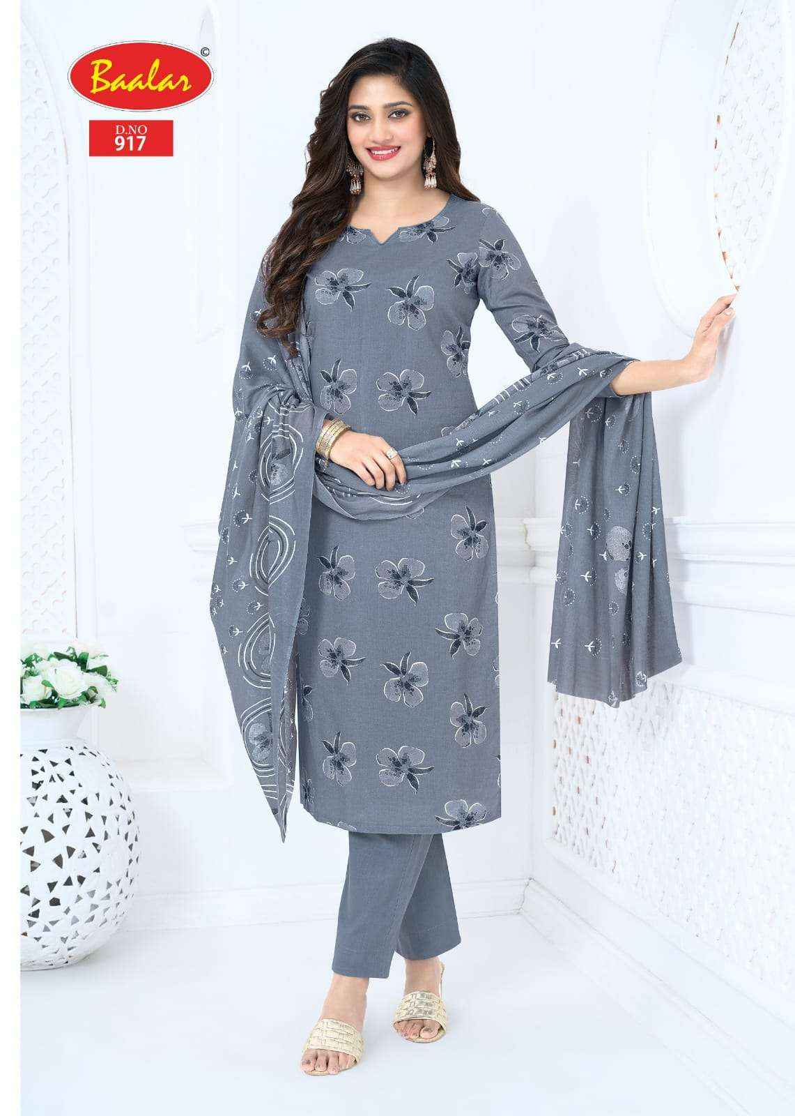 Baalar Pashmina Vol 9 Pure Lawn Cotton Dress Material 13 Pcs Catalog