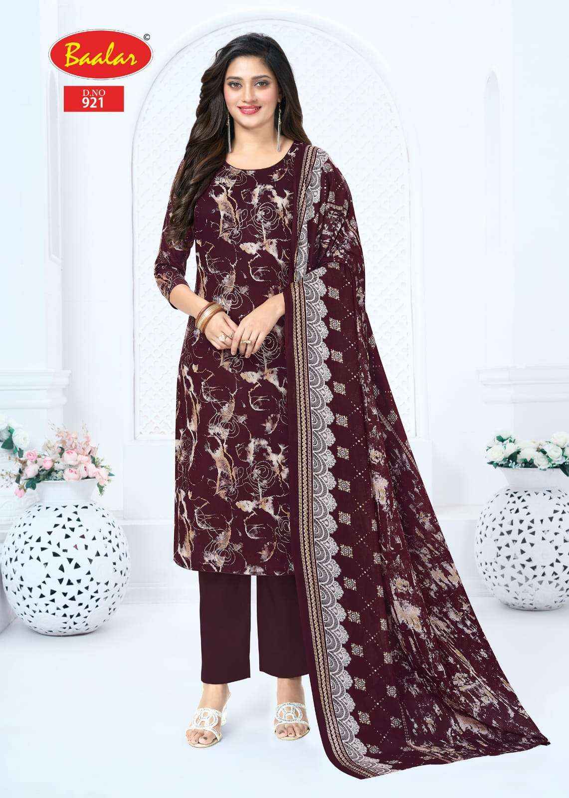 Baalar Pashmina Vol 9 Pure Lawn Cotton Dress Material 13 Pcs Catalog