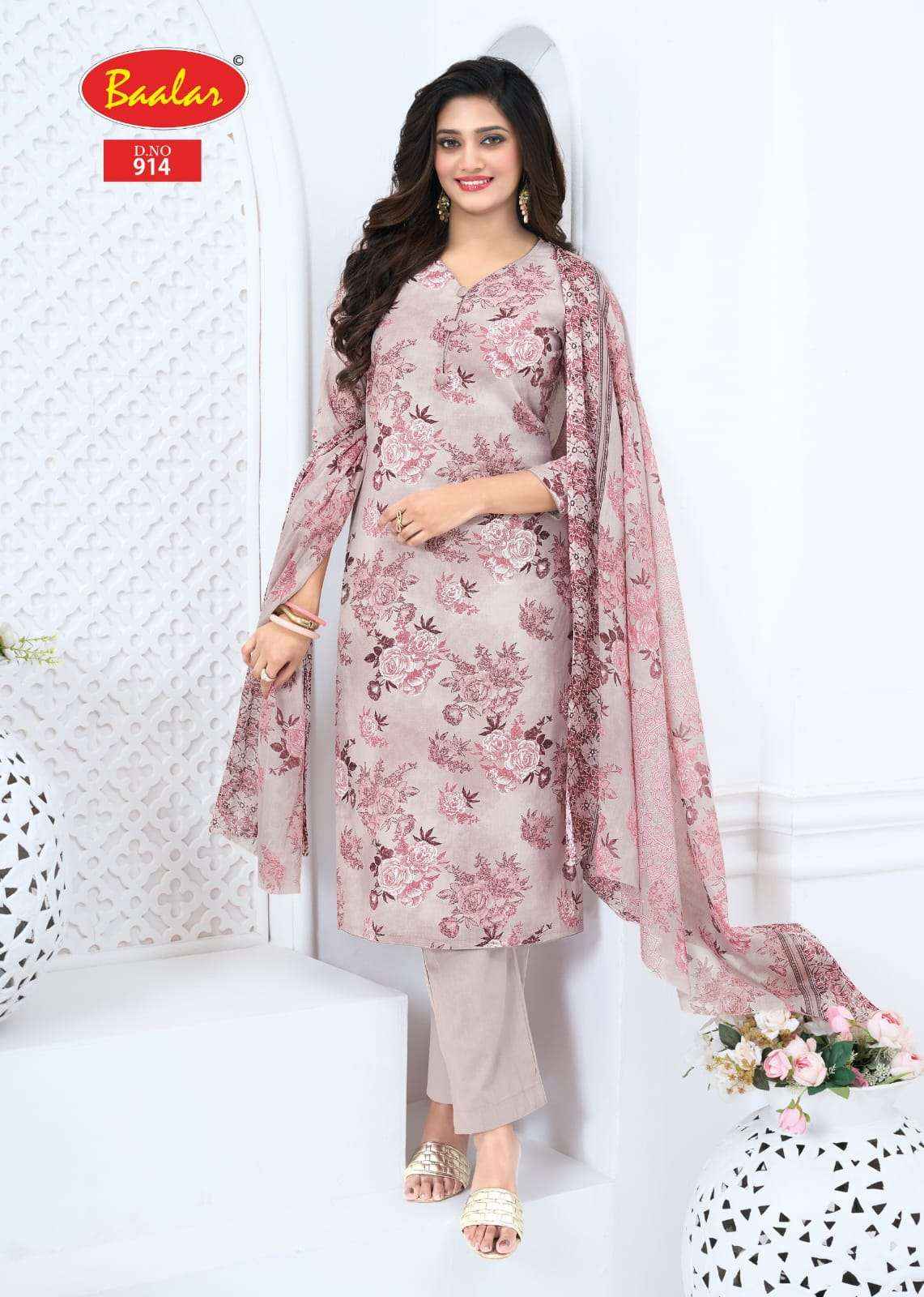 Baalar Pashmina Vol 9 Pure Lawn Cotton Dress Material 13 Pcs Catalog