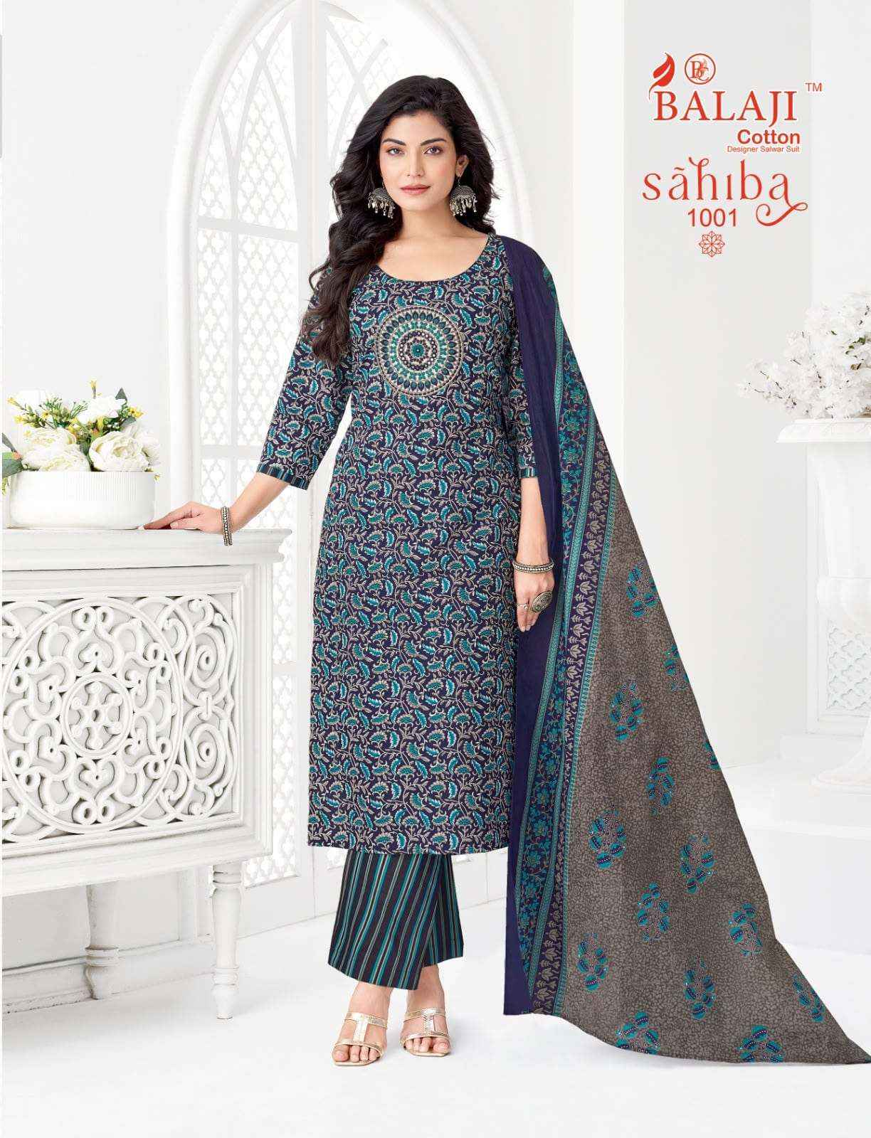 Balaji Cotton Sahiba Vol 1 Cotton Readymade Suits 8 Pcs Catalog
