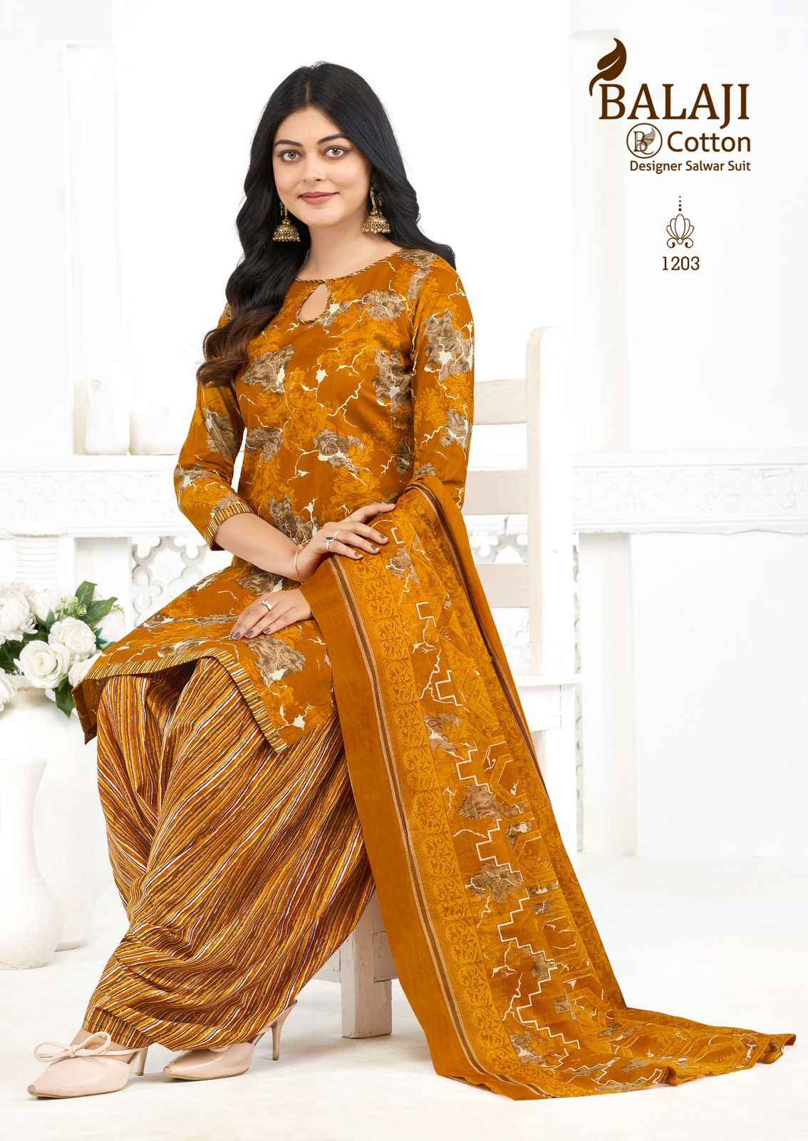 Balaji Sui Dhaaga Vol-12 Cotton Salwar Suits Wholesale Price 10 Pcs Catalog
