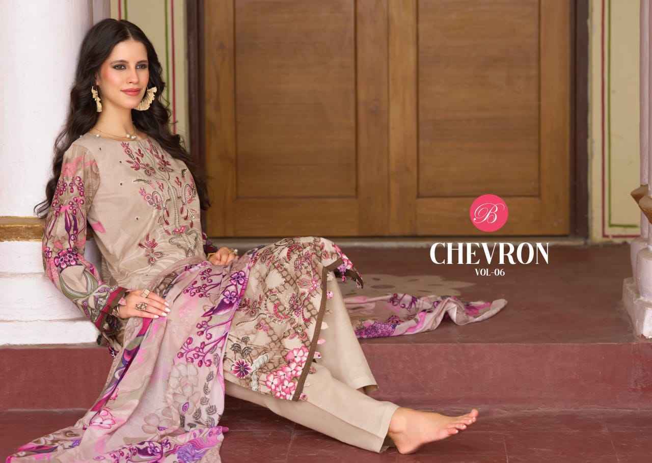 Belliza Chevron Vol 6 Cotton Dress Material 6 pcs Catalog | Wholesale Textiles from Surat