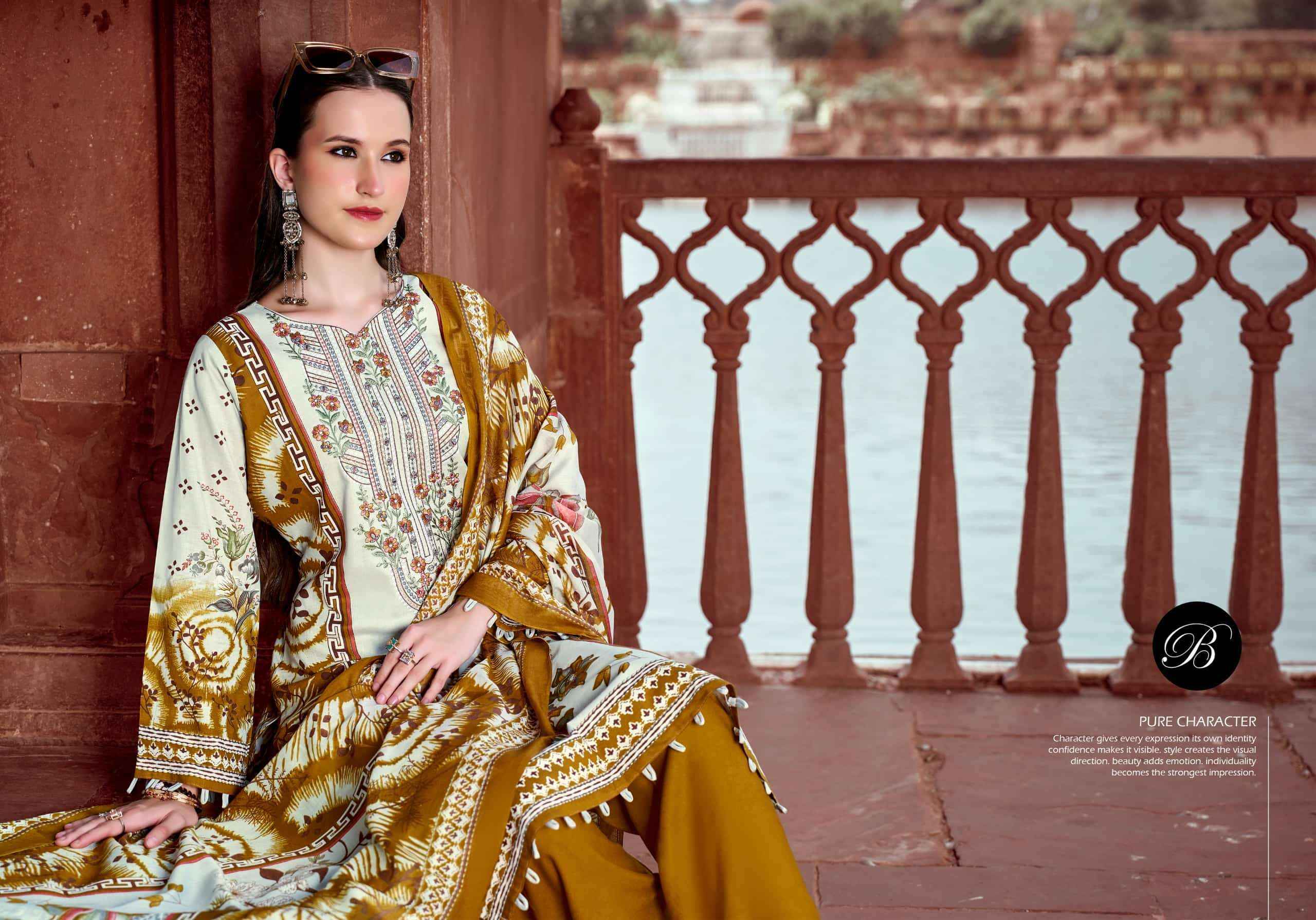 Belliza Designer Naira Vol 158 Pure Cotton Dress Material With Price 8 Pcs Catalog