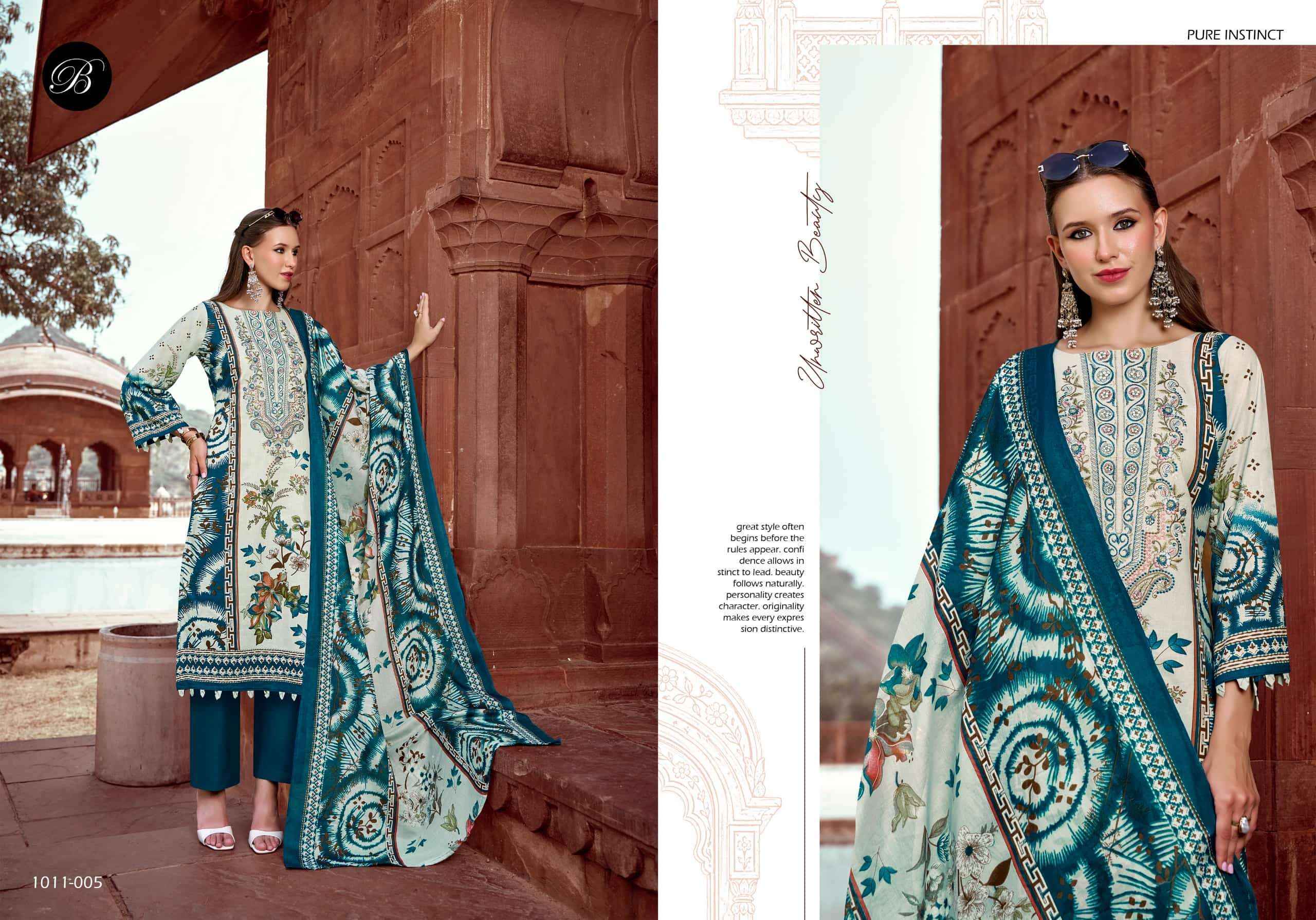 Belliza Designer Naira Vol 158 Pure Cotton Dress Material With Price 8 Pcs Catalog