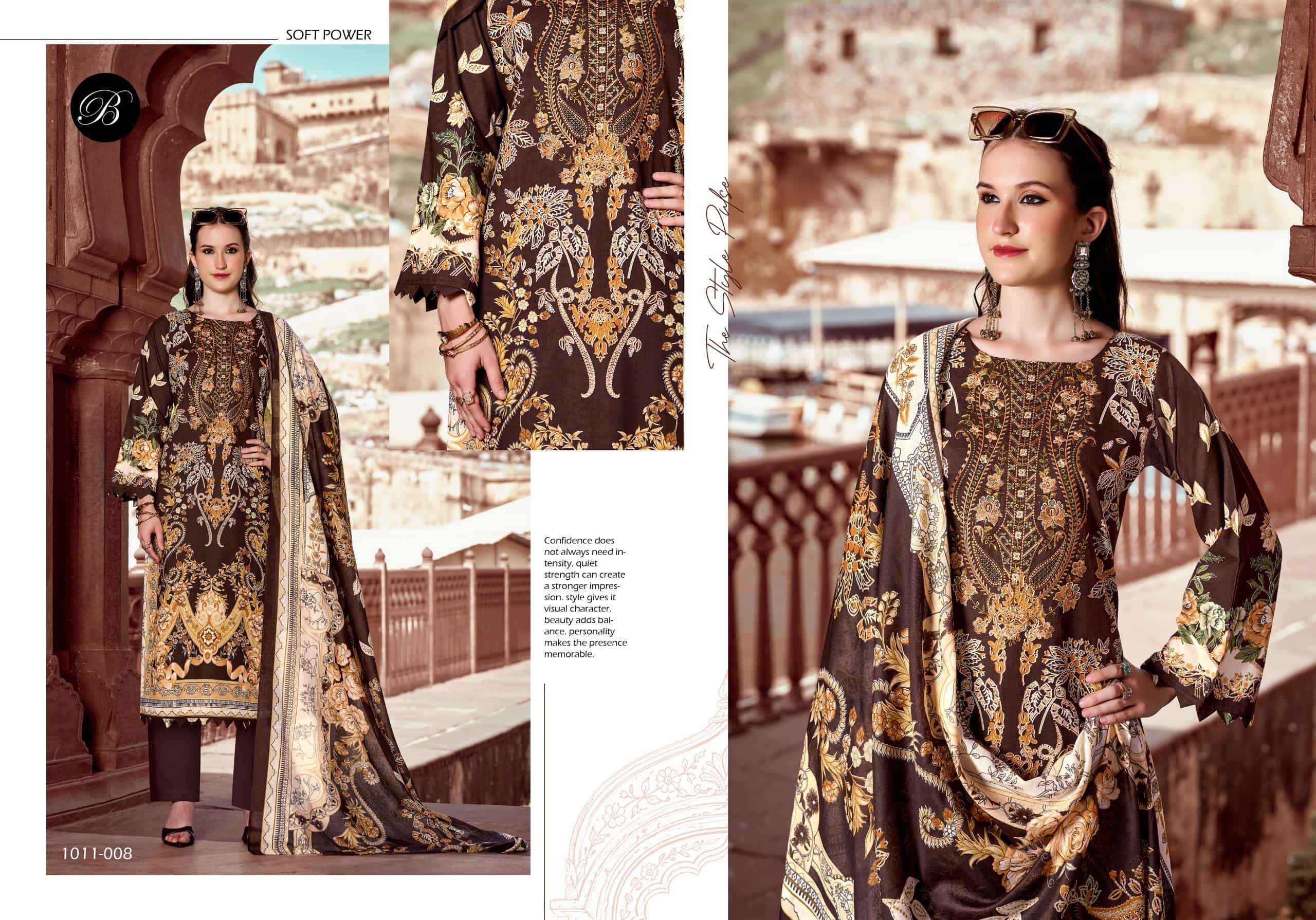 Belliza Designer Naira Vol 158 Pure Cotton Dress Material With Price 8 Pcs Catalog