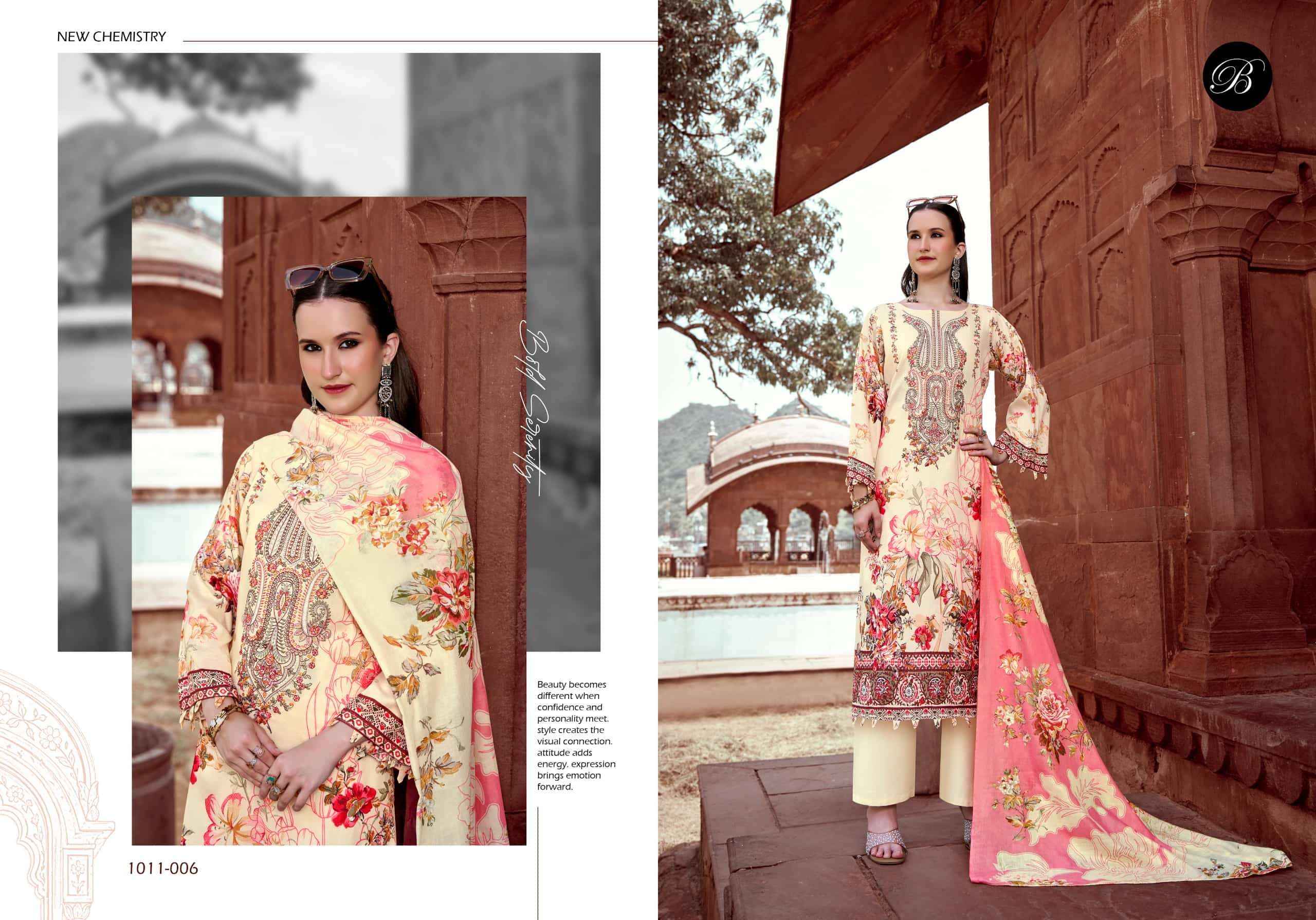 Belliza Designer Naira Vol 158 Pure Cotton Dress Material With Price 8 Pcs Catalog