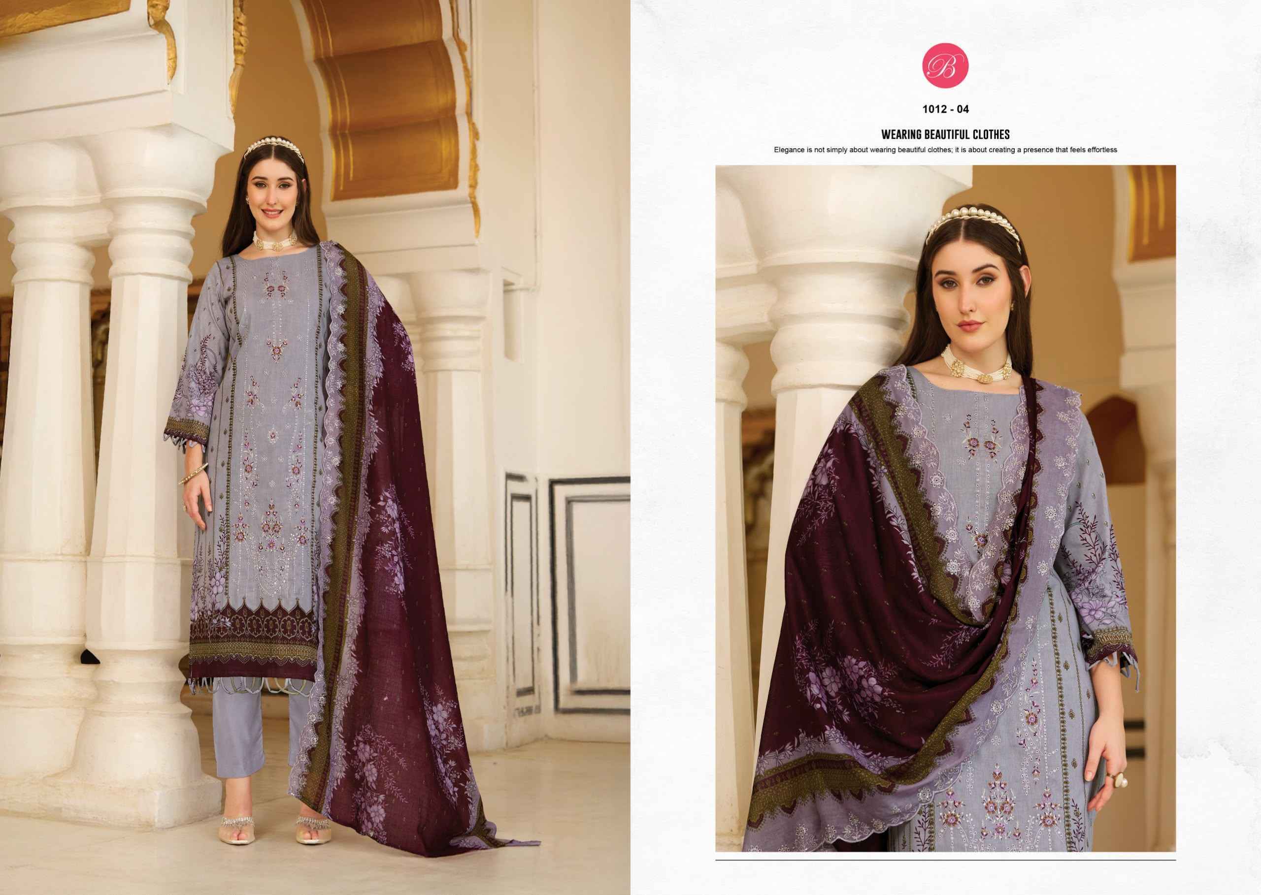 Belliza Designer Noor E Ishq Vol 2 Cotton Dress Material 6 pcs Catalog