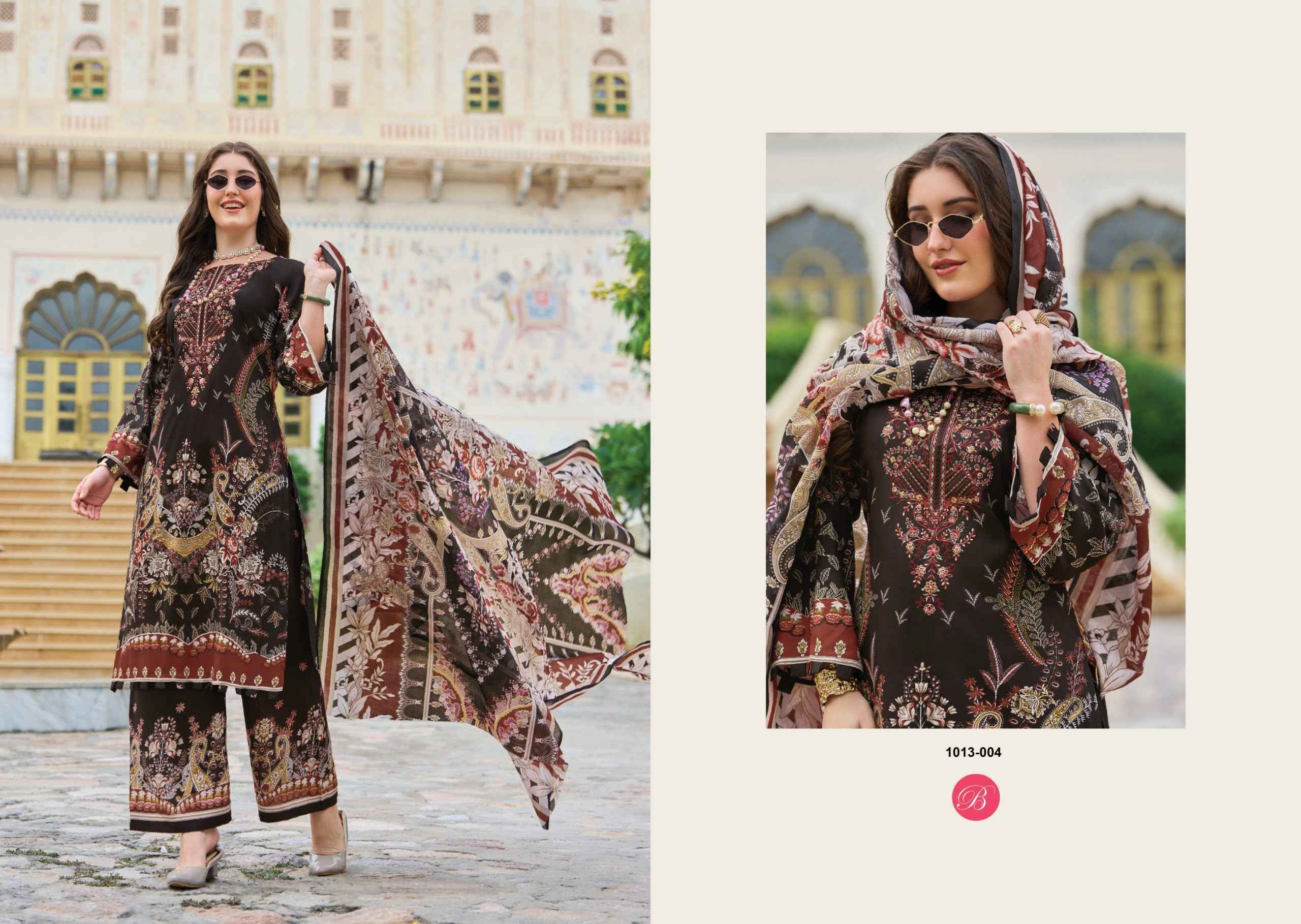 Belliza Dilshad Vol 7 Viscose Rayon Dress Material 8 pcs Catalog