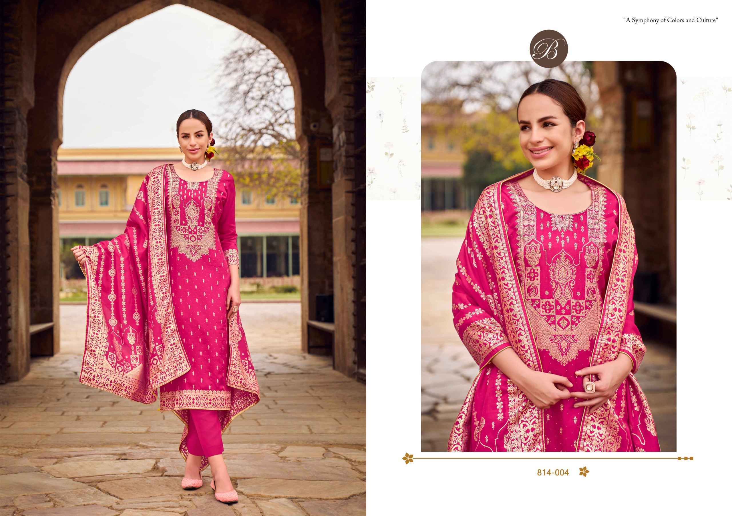 Belliza Pankhuri Viscose Dress Material 6 pcs Catalog | Wholesale Market Surat 
