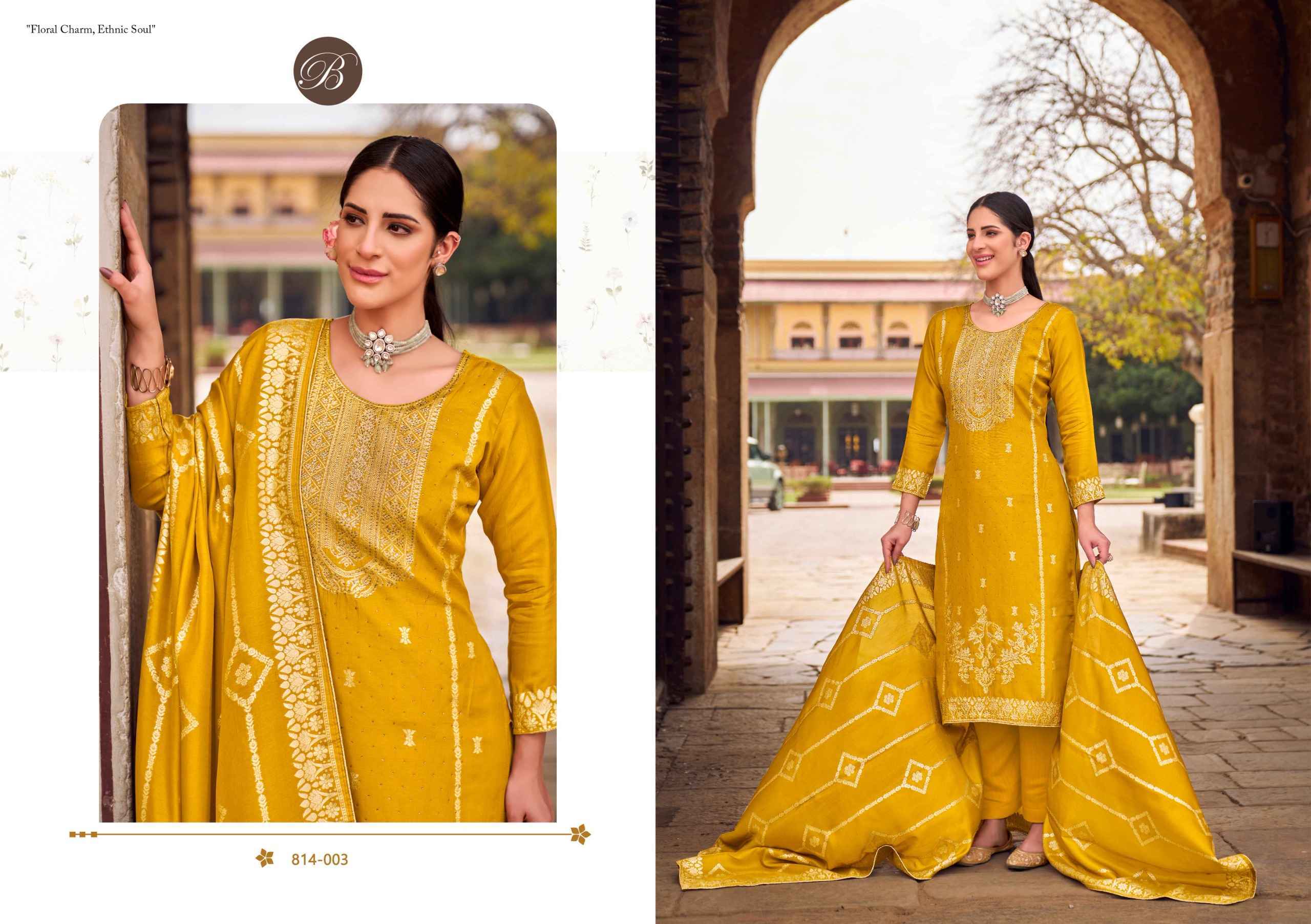 Belliza Pankhuri Viscose Dress Material 6 pcs Catalog | Wholesale Market Surat 