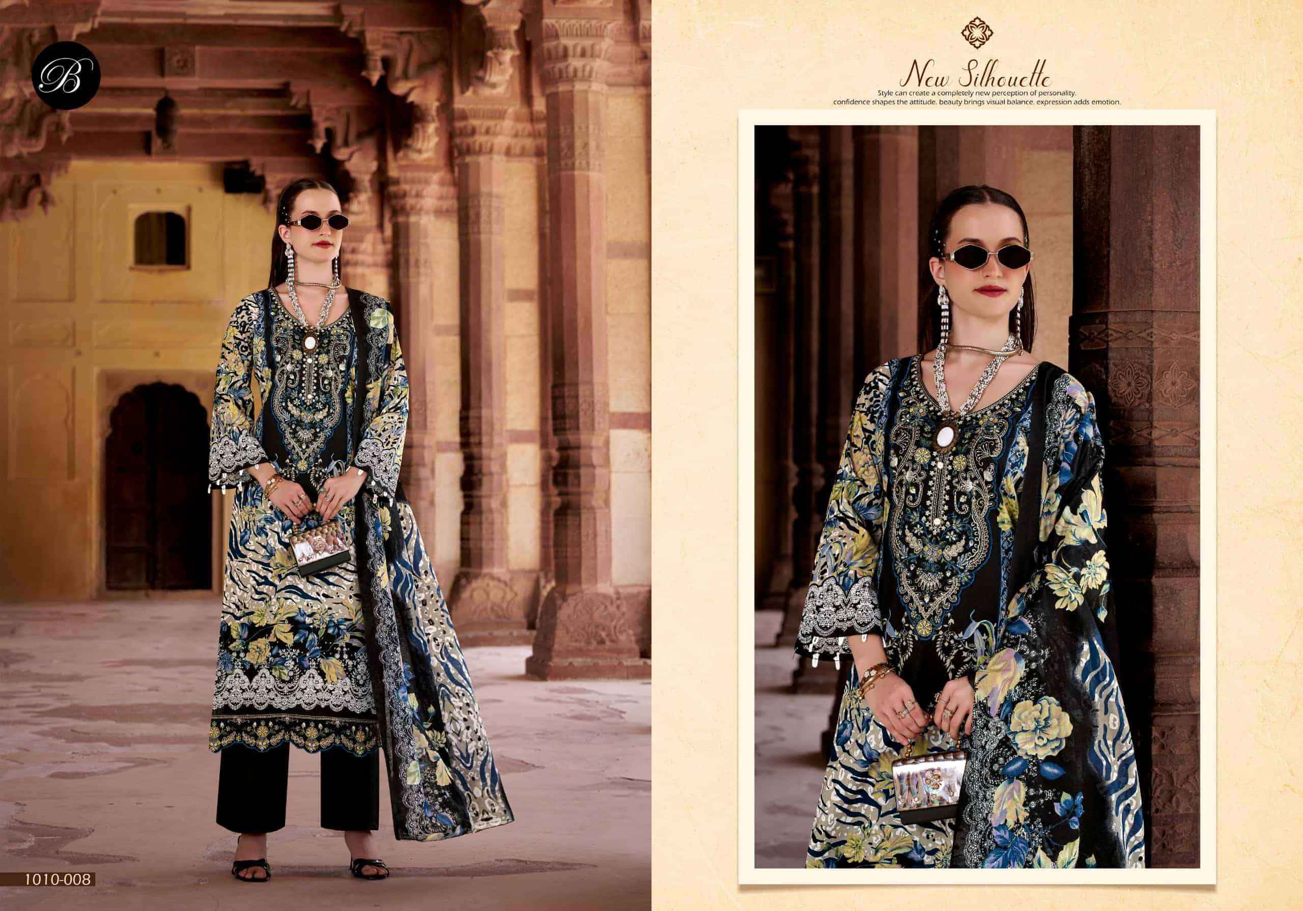 Belliza Safiya Vol 3 Pure Cotton Dress Material 8 Pcs Catalog | Wholesale Surat Shop