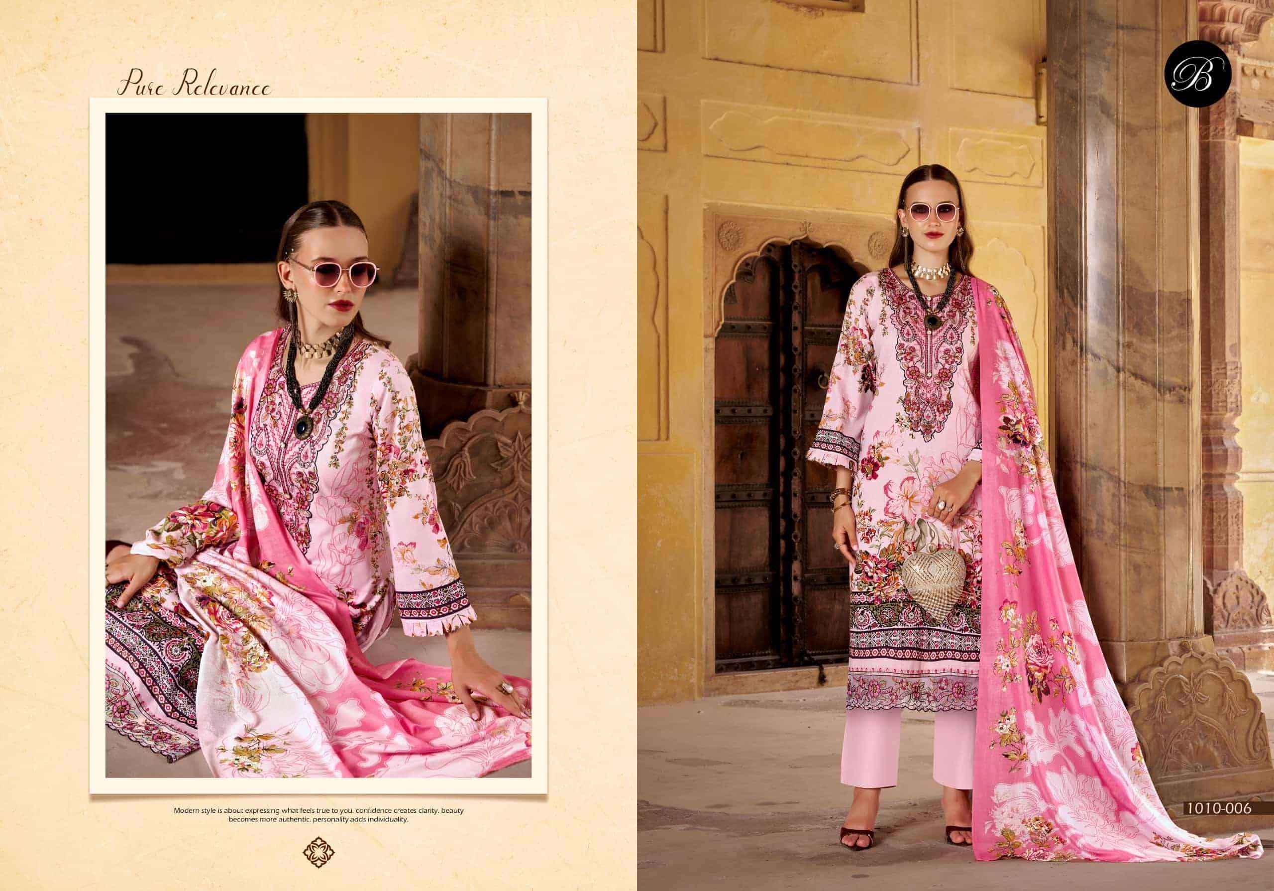 Belliza Safiya Vol 3 Pure Cotton Dress Material 8 Pcs Catalog | Wholesale Surat Shop